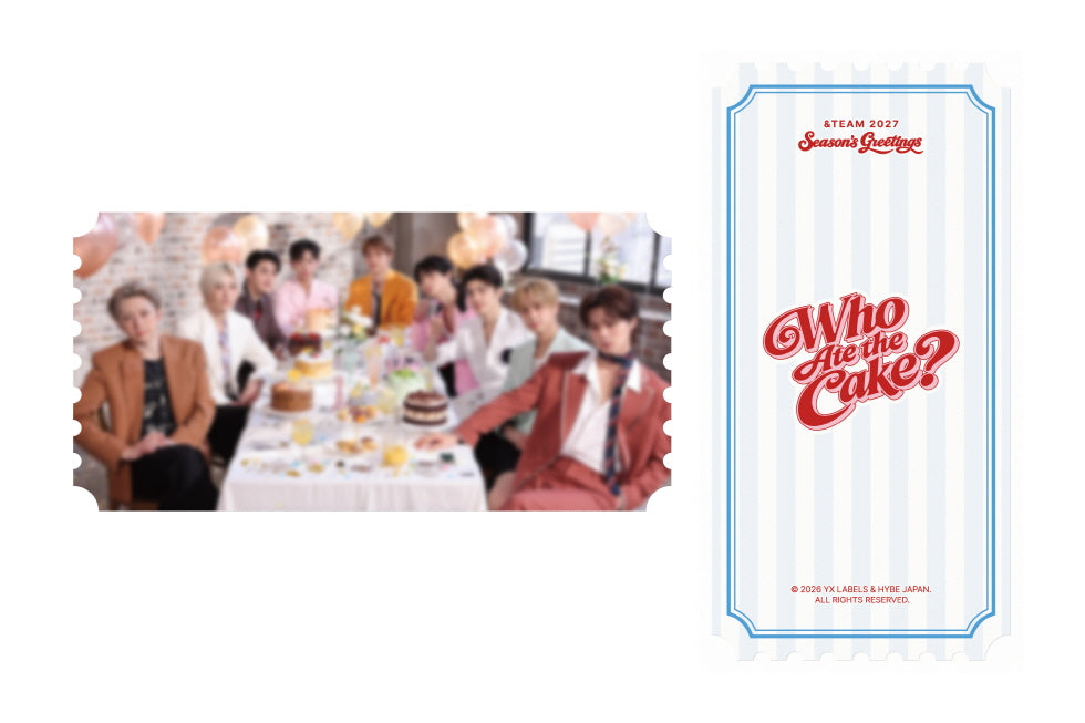 &TEAM - 2027 SEASON'S GREETINGS [WHO ATE THE CAKE?] (&1-6C16-105) - image 2 [b330a8b3fd02]