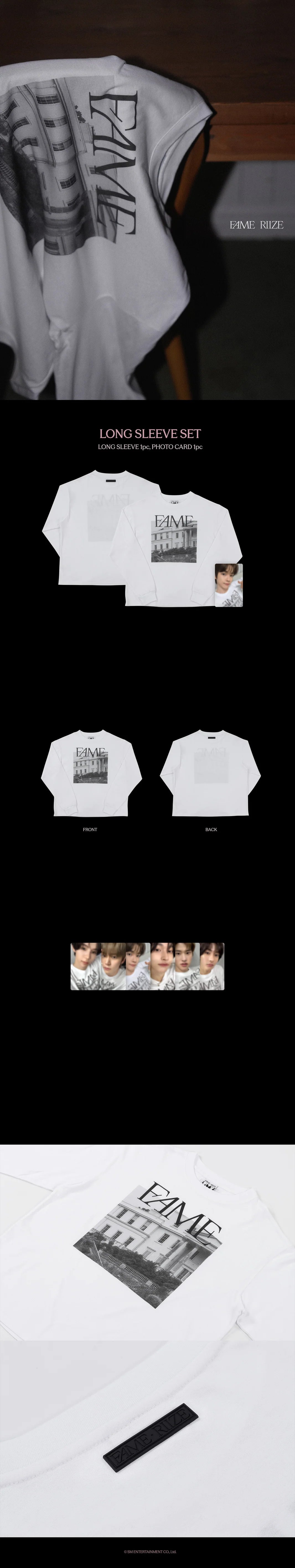 [PRE-ORDER] RIIZE -  LONG SLEEVE [SILENCE INSIDE THE FAME MD]