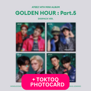 ATEEZ - 14TH MINI ALBUM [GOLDEN HOUR : Part.5] (DIGIPACK UNIT Ver.) - TOKTOQ POB