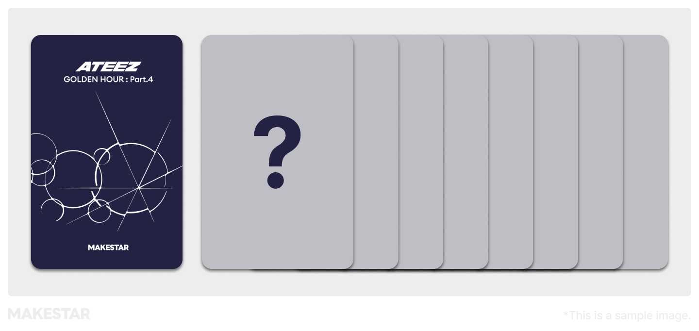 [PRE-ORDER] ATEEZ - 13TH MINI ALBUM [GOLDEN HOUR : PART.4] (POCAALBUM VER.) + MAKESTAR POB