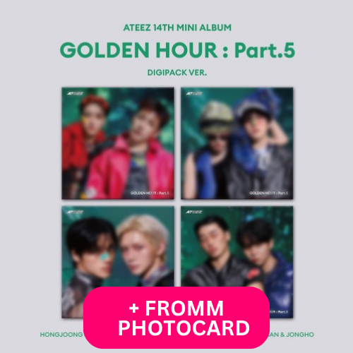 ATEEZ - 14TH MINI ALBUM [GOLDEN HOUR : Part.5] (DIGIPACK UNIT Ver.) - FROMM POB