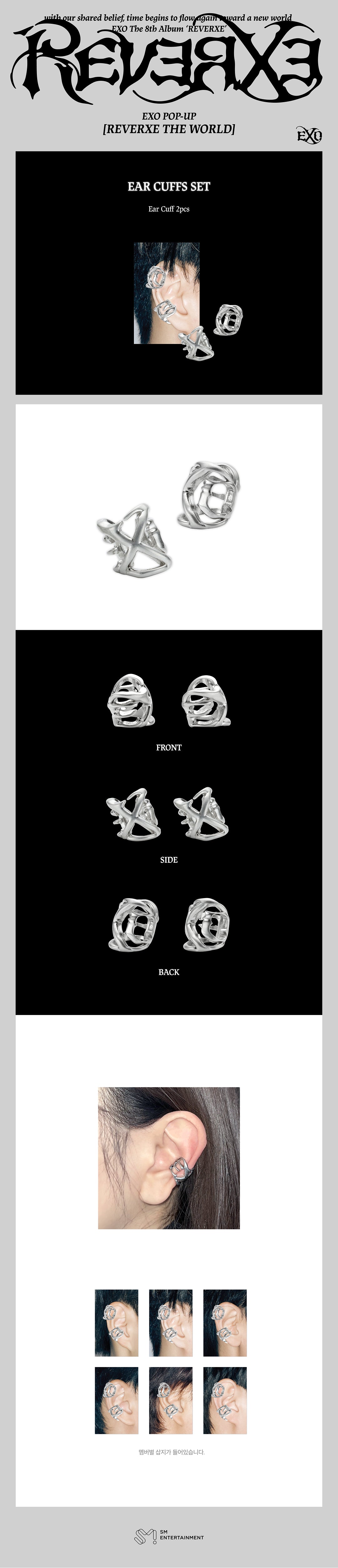 [PRE-ORDER] EXO - EAR CUFFS [REVERXE THE WORLD] MD