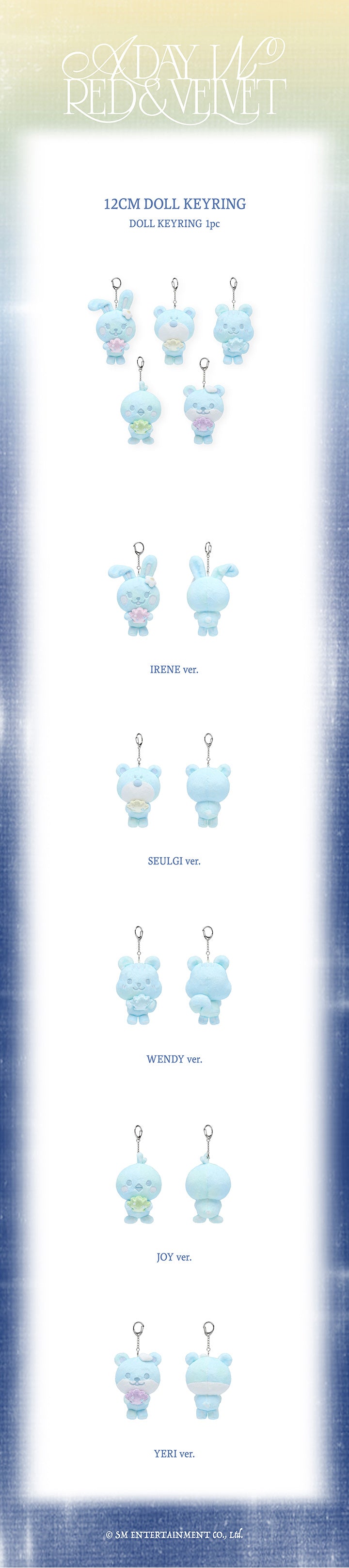 RED VELVET - 12CM DOLL KEYRING [FANCON : A DAY IN RED & VELVET_MD]