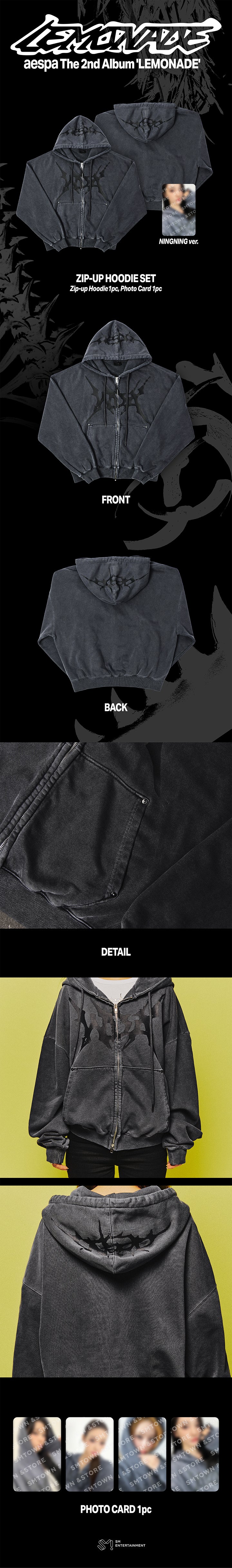 AESPA - ZIP-UP HOODIE [LEMONADE MD]