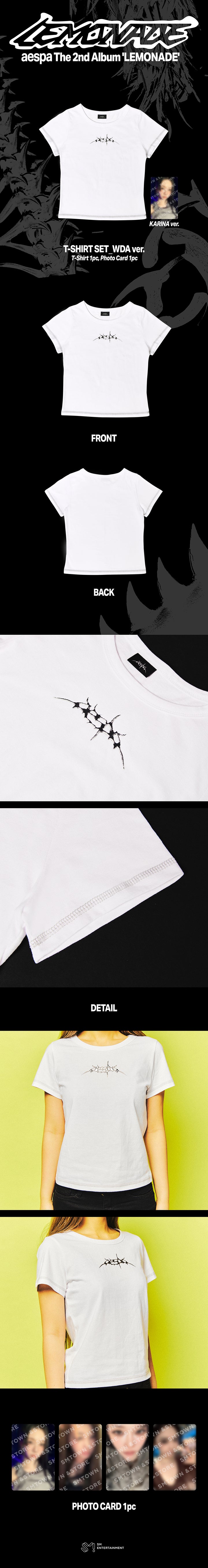 AESPA - T-SHIRT SET (WDA) [LEMONADE MD]