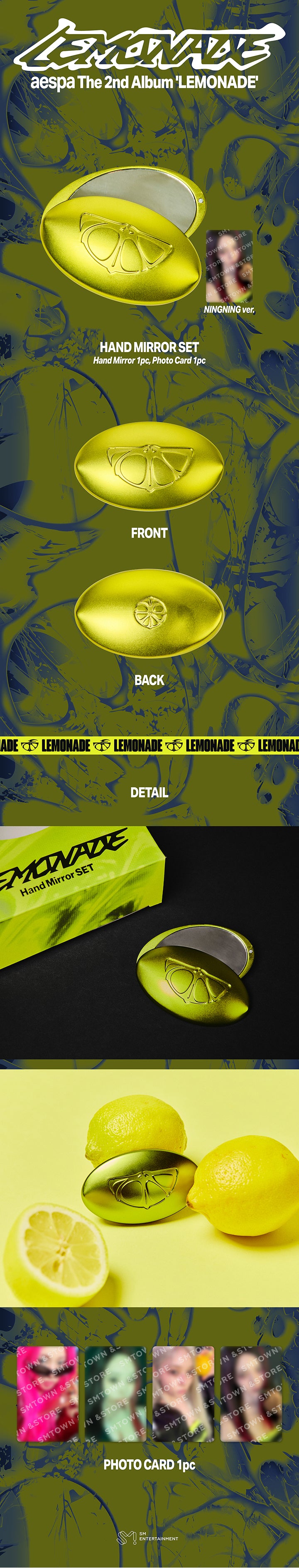 AESPA - HAND MIRROR [LEMONADE MD]