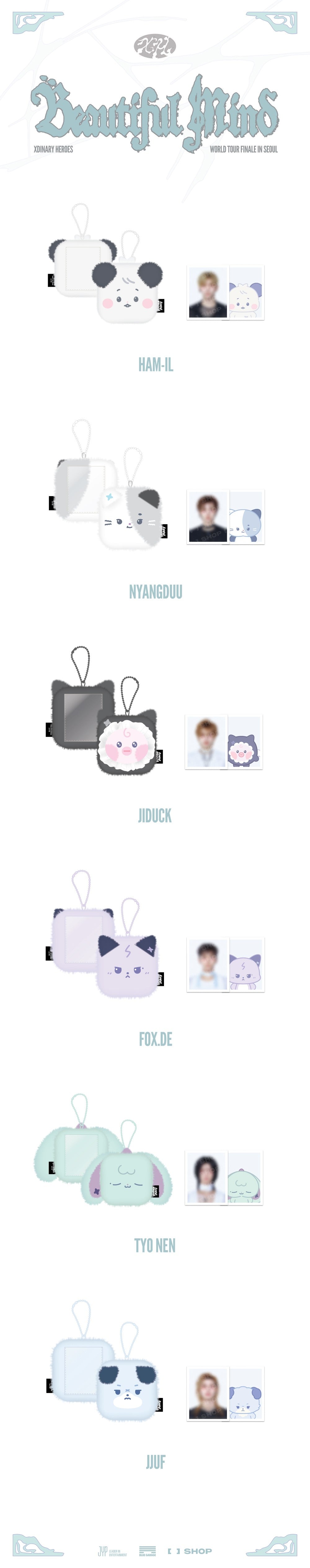 [PRE-ORDER] Xdinary Heroes - Xdinary Monsters ID PHOTO HOLDER [Beautiful Mind] World Tour FINALE in SEOUL Merch