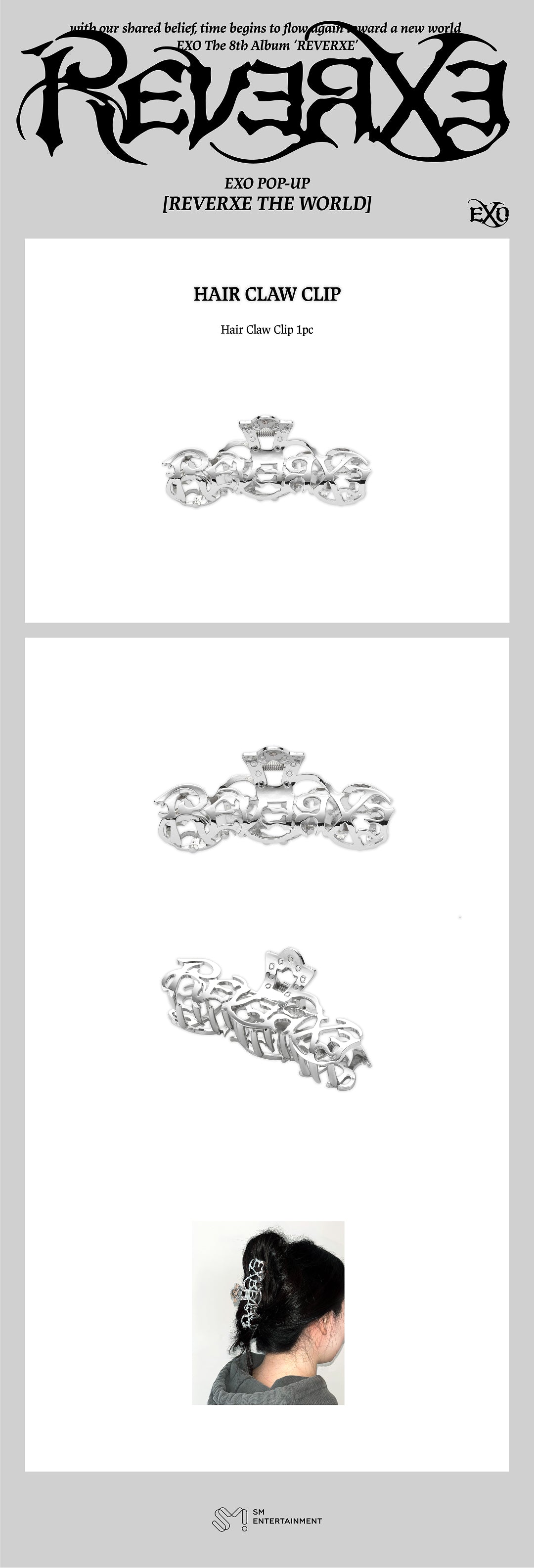 [PRE-ORDER] EXO - HAIR CLAW [REVERXE THE WORLD] MD