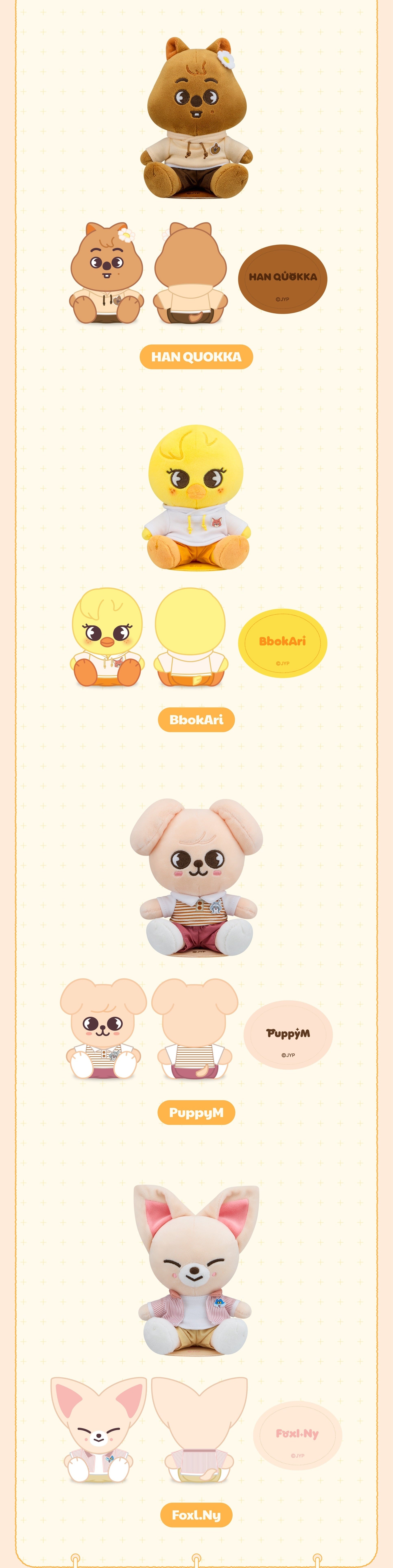 PRE-ORDER] STRAY KIDS - SHOULDER PLUSH [SKZOO X ZOOTOPIA2 POP-UP MD]