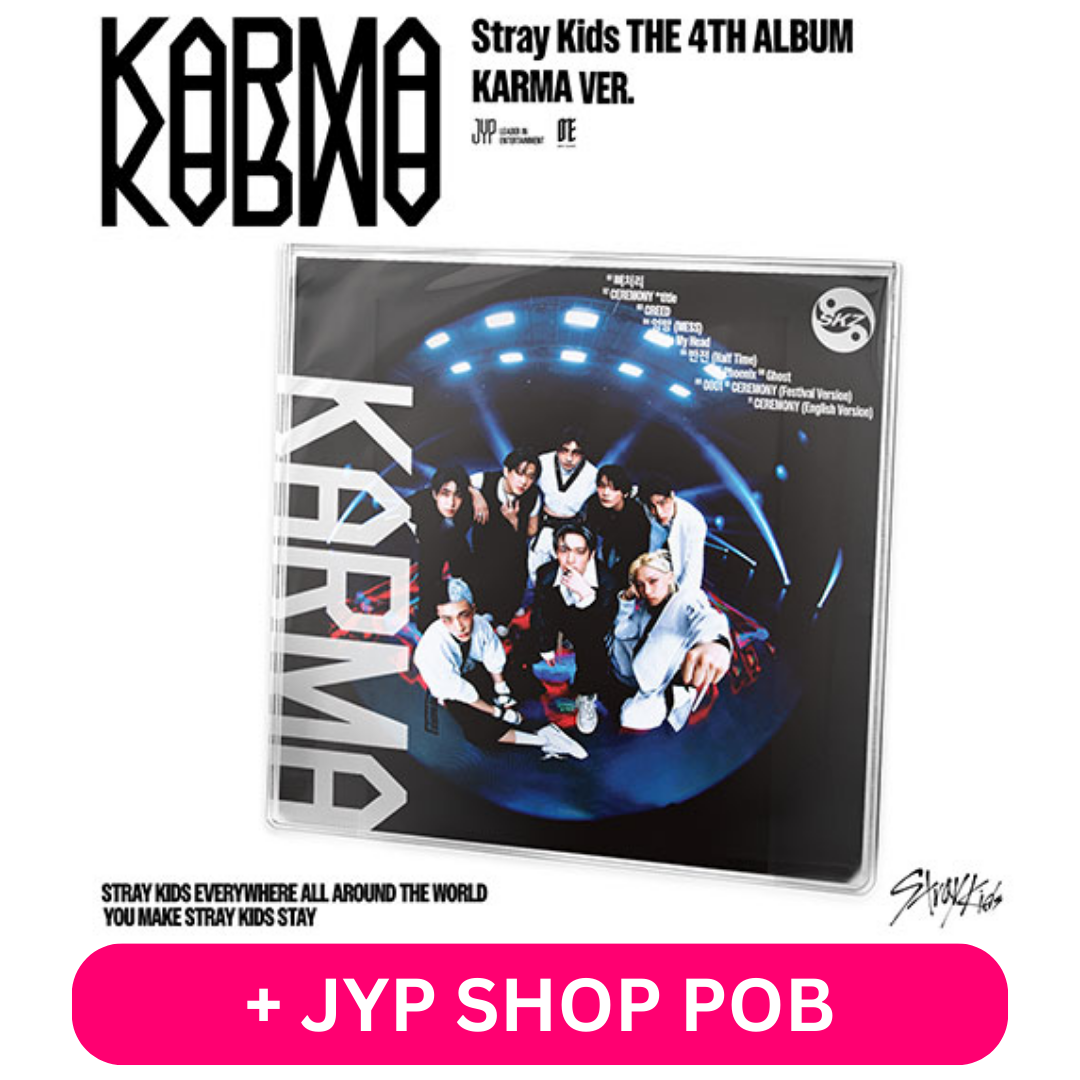 STRAY KIDS - KARMA (KARMA VER. LIMITED EDITION) + JYP SHOP POB PHOTOCARD