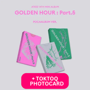 ATEEZ - 14TH MINI ALBUM [GOLDEN HOUR : Part.5] (POCAALBUM) - TOKTOQ POB