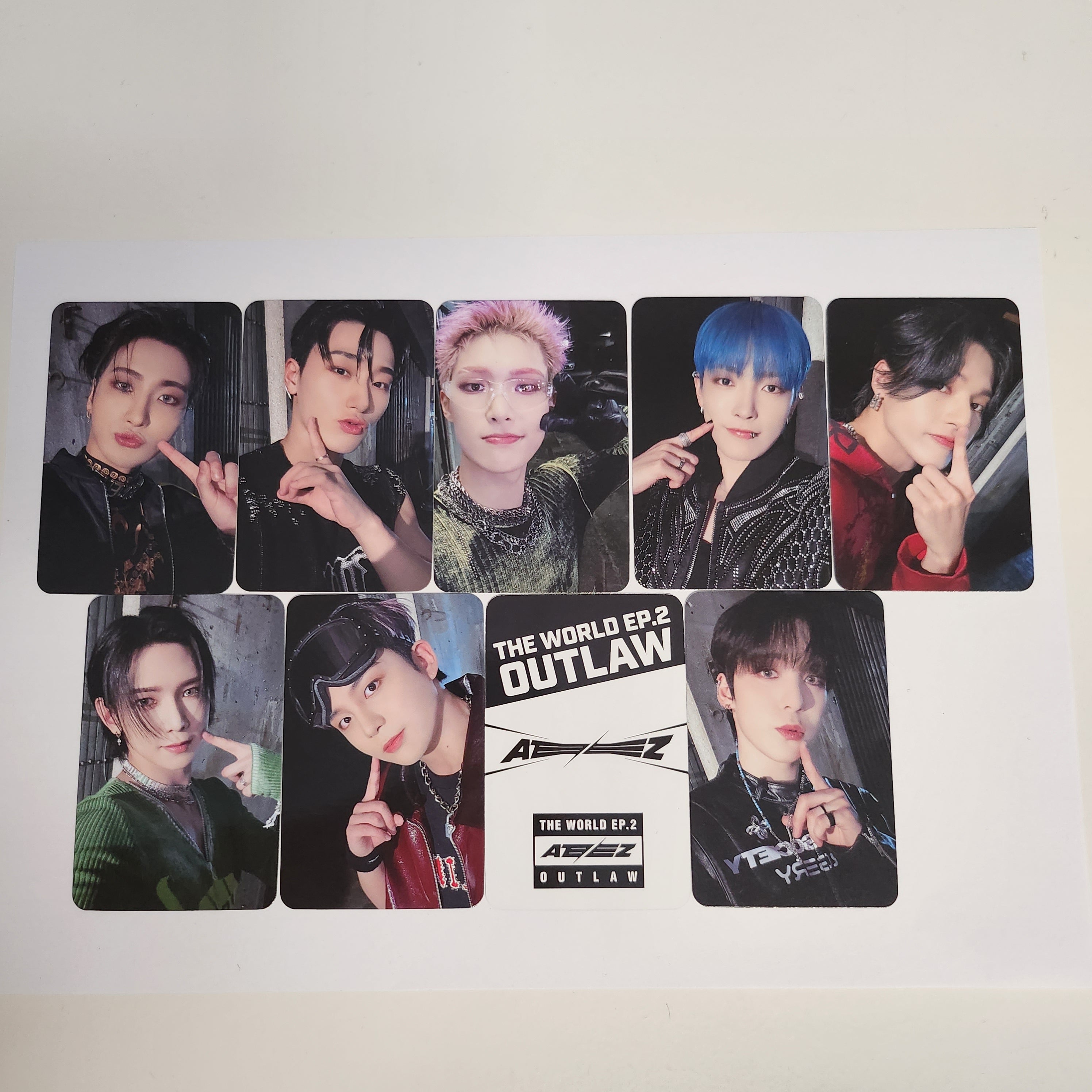 ATEEZ - THE WORLD EP.2 : OUTLAW - SOUNDWAVE POB PHOTOCARD