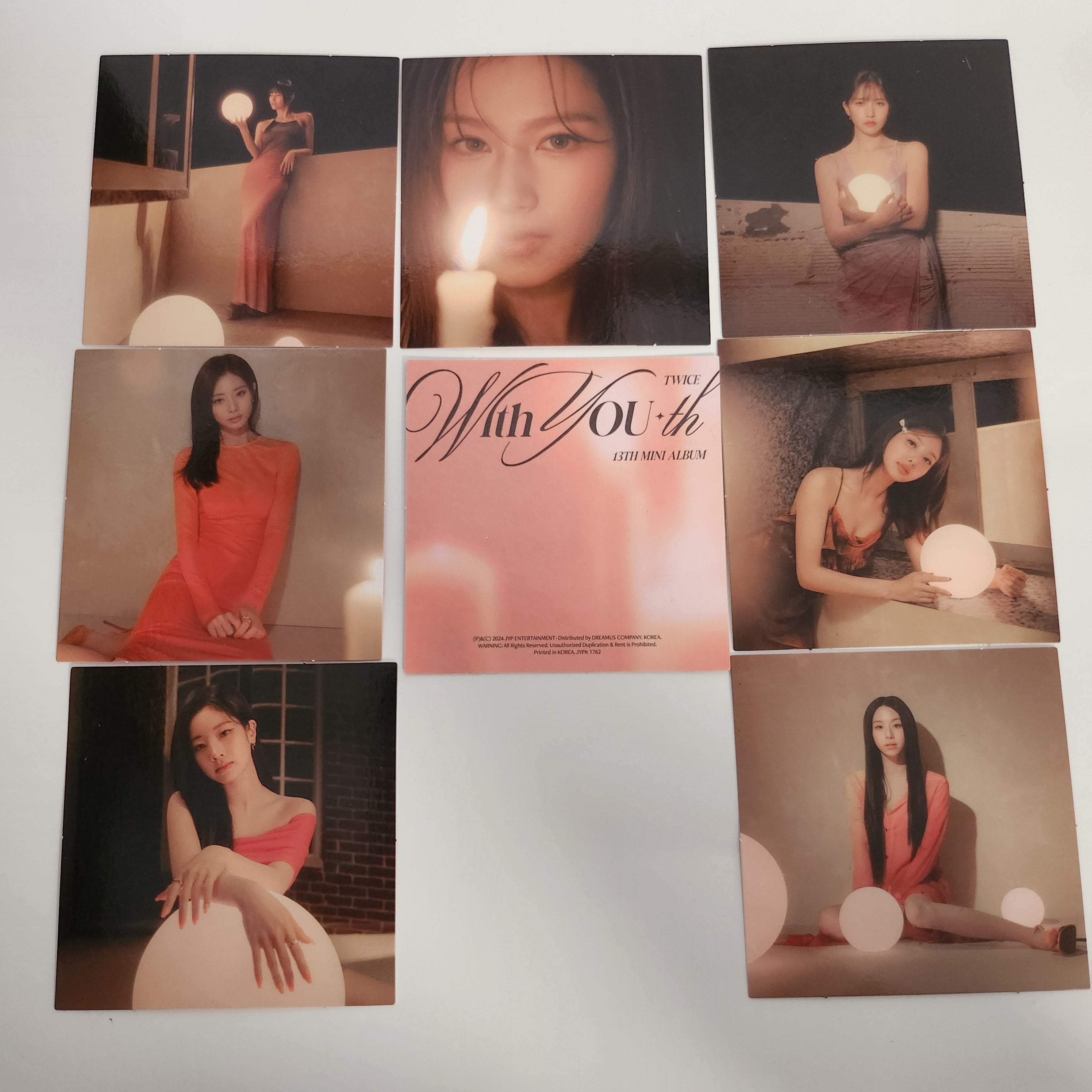 TWICE - WITH YOU-TH (DIGIPACK) - MINI POSTCARD POB