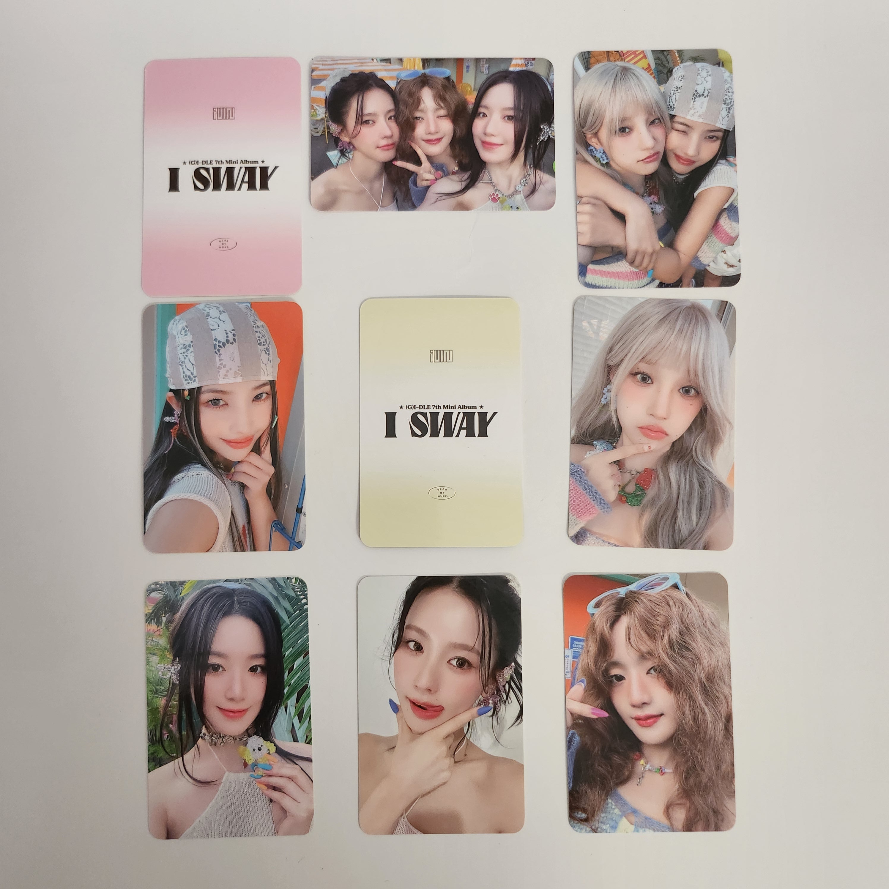 (G)I-DLE - I SWAY -  DEAR MY MUSE POB PHOTOCARDS