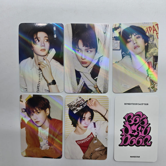 BOYNEXTDOOR - 19.99 (CLINK VER.) - HOLOGRAM MAKESTAR POB PHOTOCARD