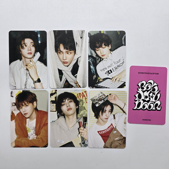 BOYNEXTDOOR - 19.99 (PHOTOBOOK VER.) - MAKESTAR POB PHOTOCARD