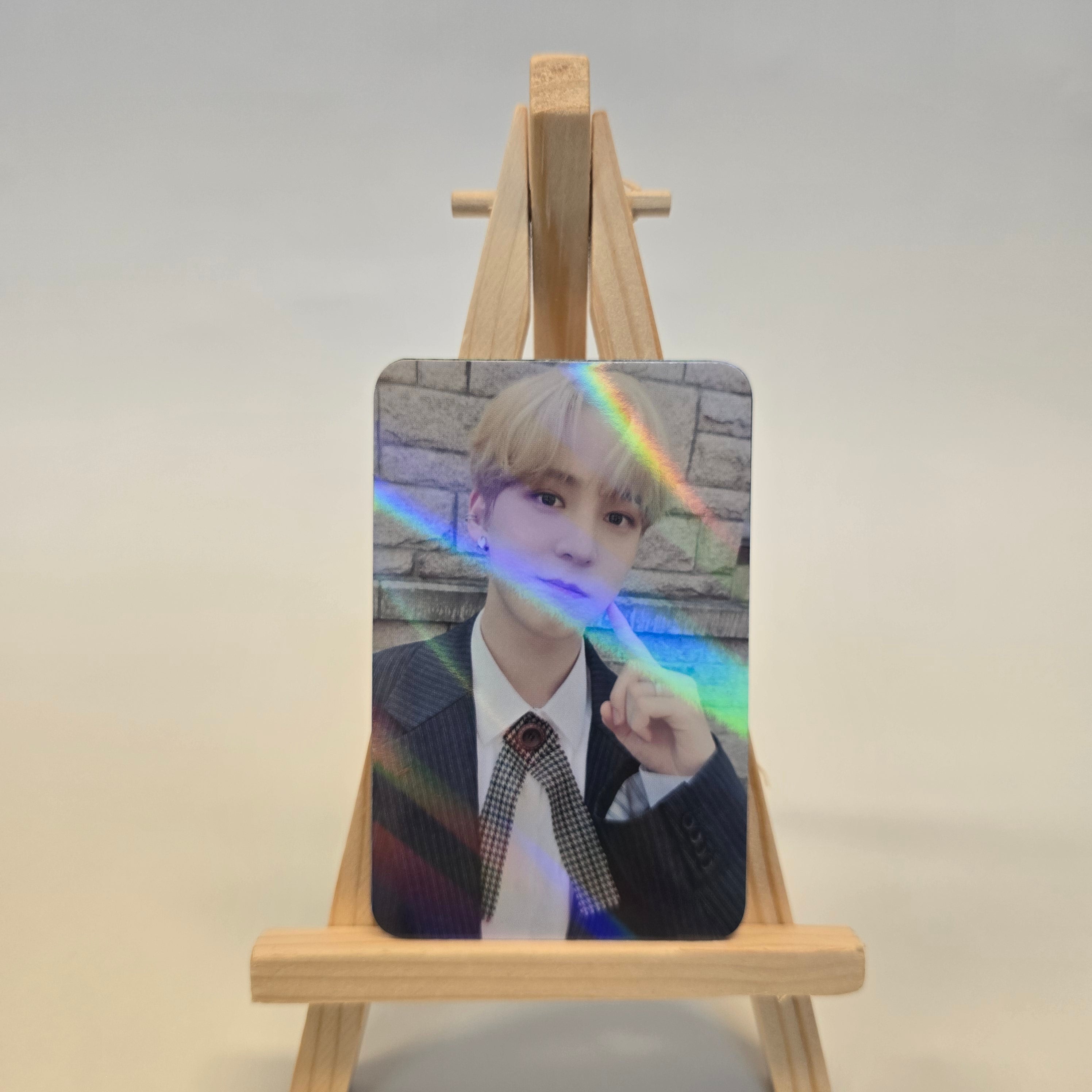 ATEEZ - ZERO : FEVER EPILOGUE - REPRINT OFFICIAL SUIT HOLO PHOTOCARD (WHITE BACKSIDE)