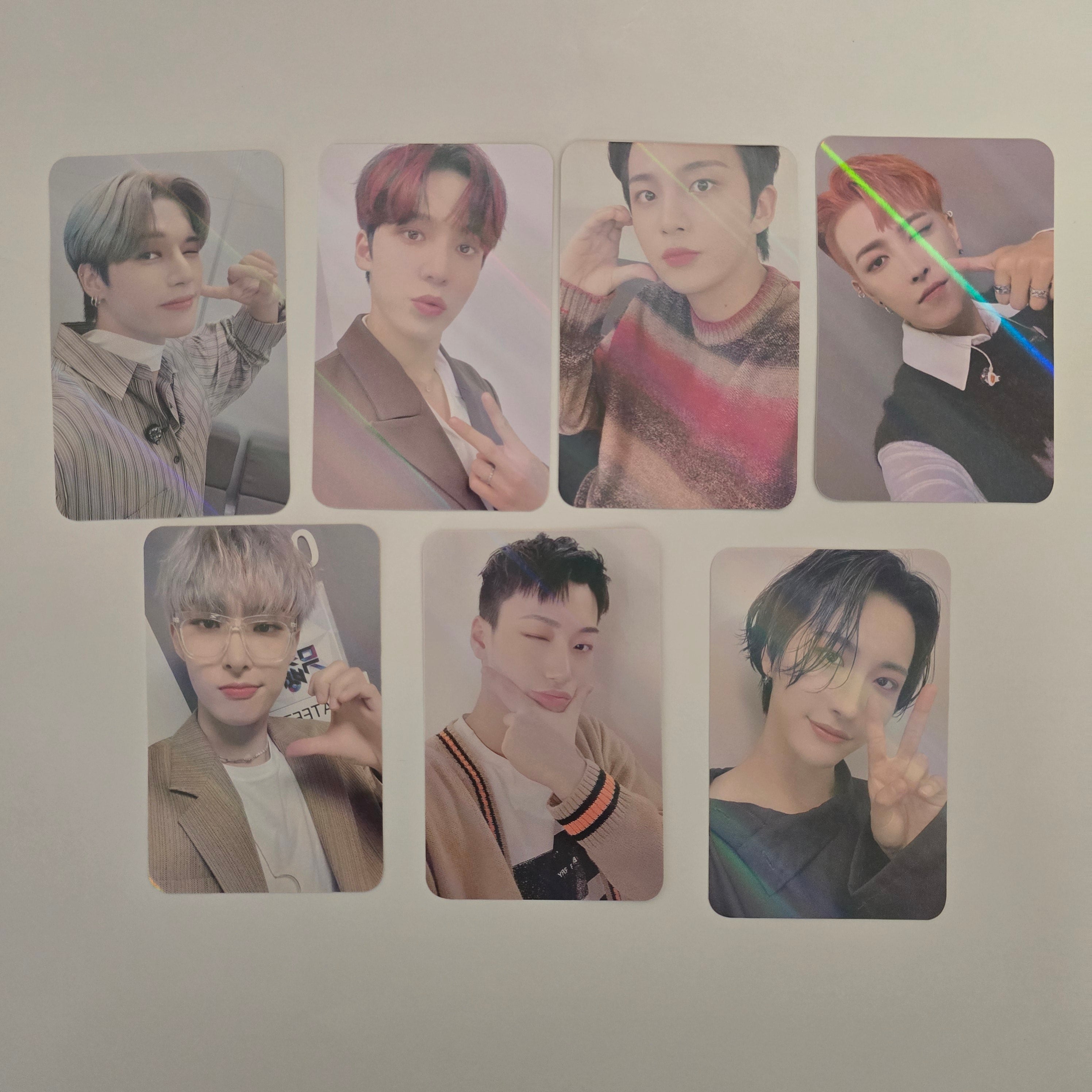 ATEEZ - ZERO : FEVER Part.3 - REPRINT OFFICIAL HOLOGRAM PHOTOCARD (ORANGE BACKSIDE)