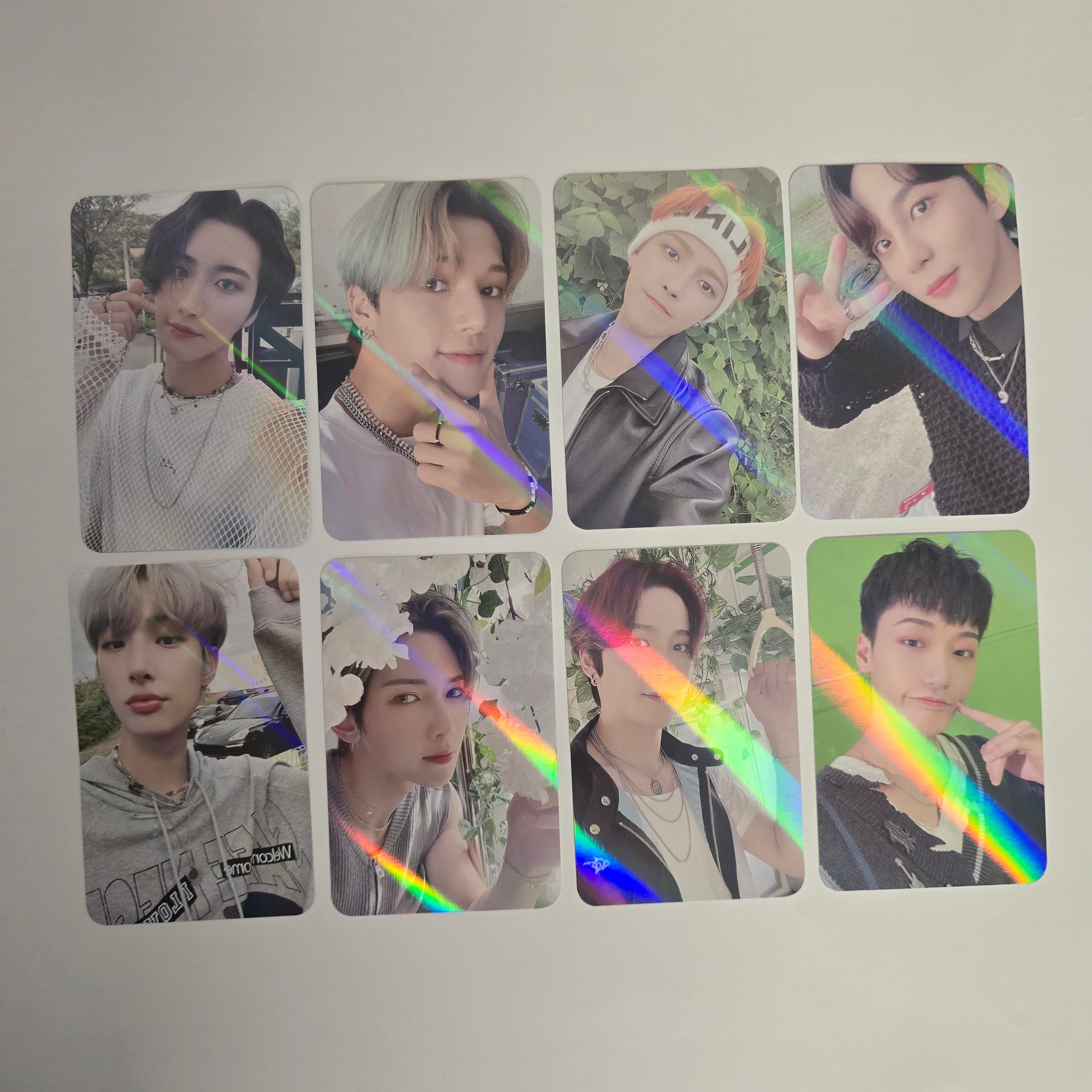 ATEEZ - ZERO : FEVER Part.3 - REPRINT OFFICIAL HOLOGRAMM PHOTOCARD (BLUE BACKSIDE)