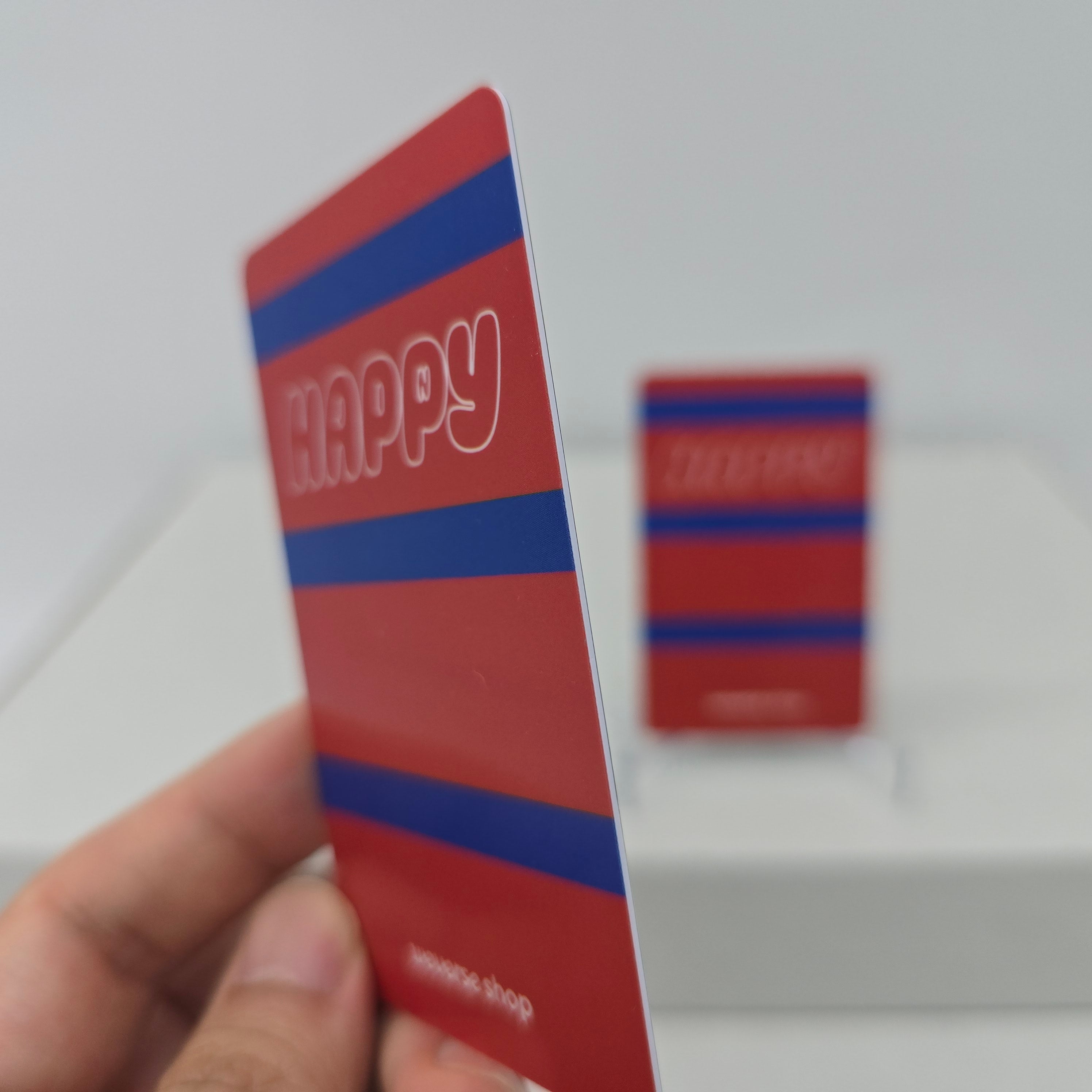 JIN (BTS) - HAPPY - WEVERSE POB PHOTOCARD (RED BACKSIDE)