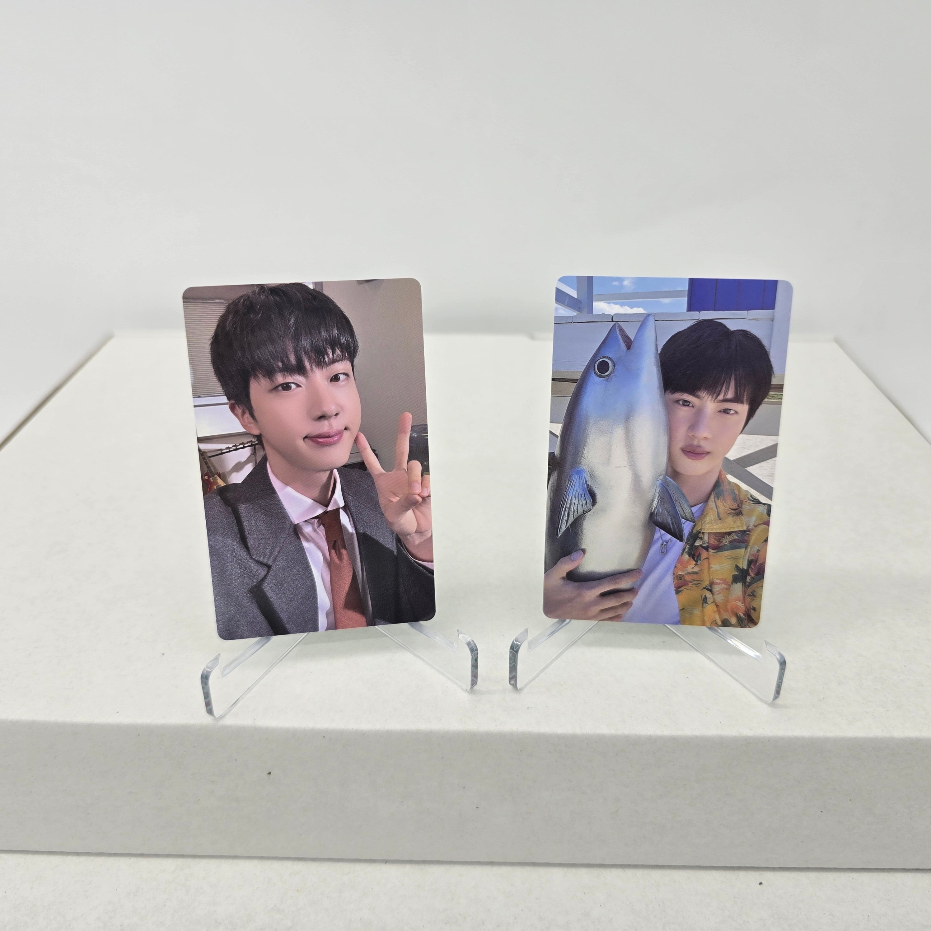 JIN (BTS) - HAPPY - WEVERSE POB PHOTOCARD (GREEN BACKSIDE)