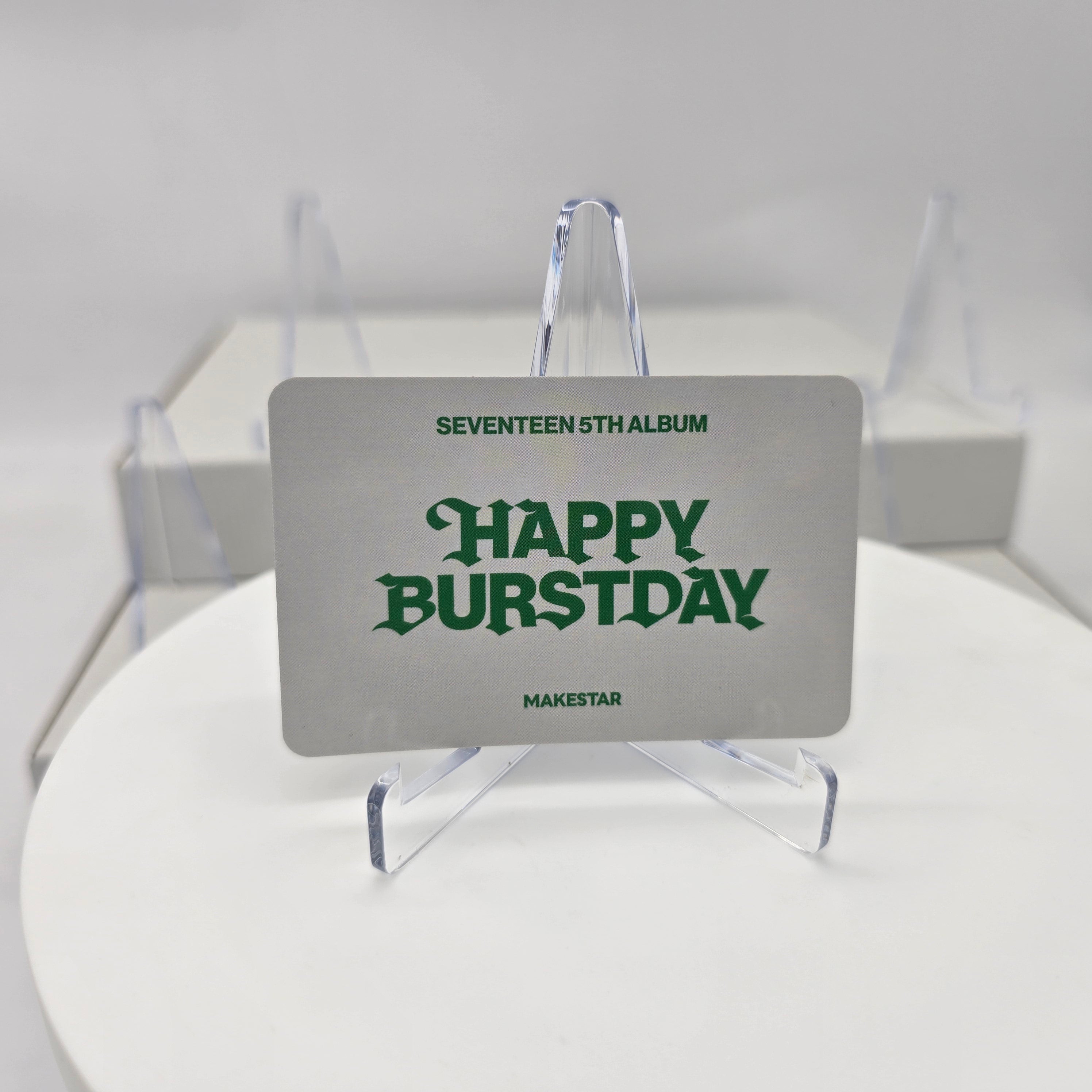 SEVENTEEN - HAPPY BURSTDAY - MAKESTAR POB PHOTOCARD