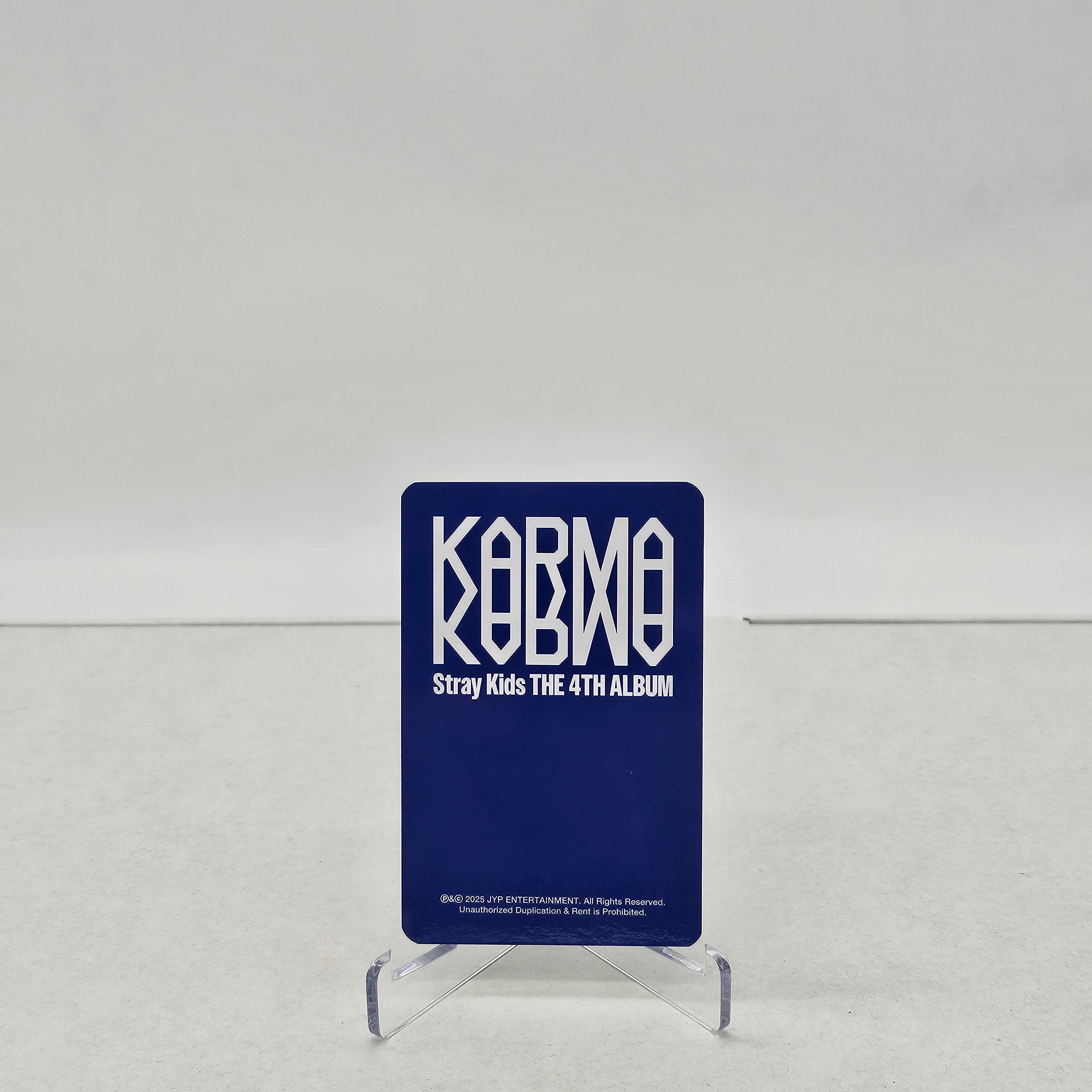 STRAY KIDS - KARMA - SOUNDWAVE POB PHOTOCARD