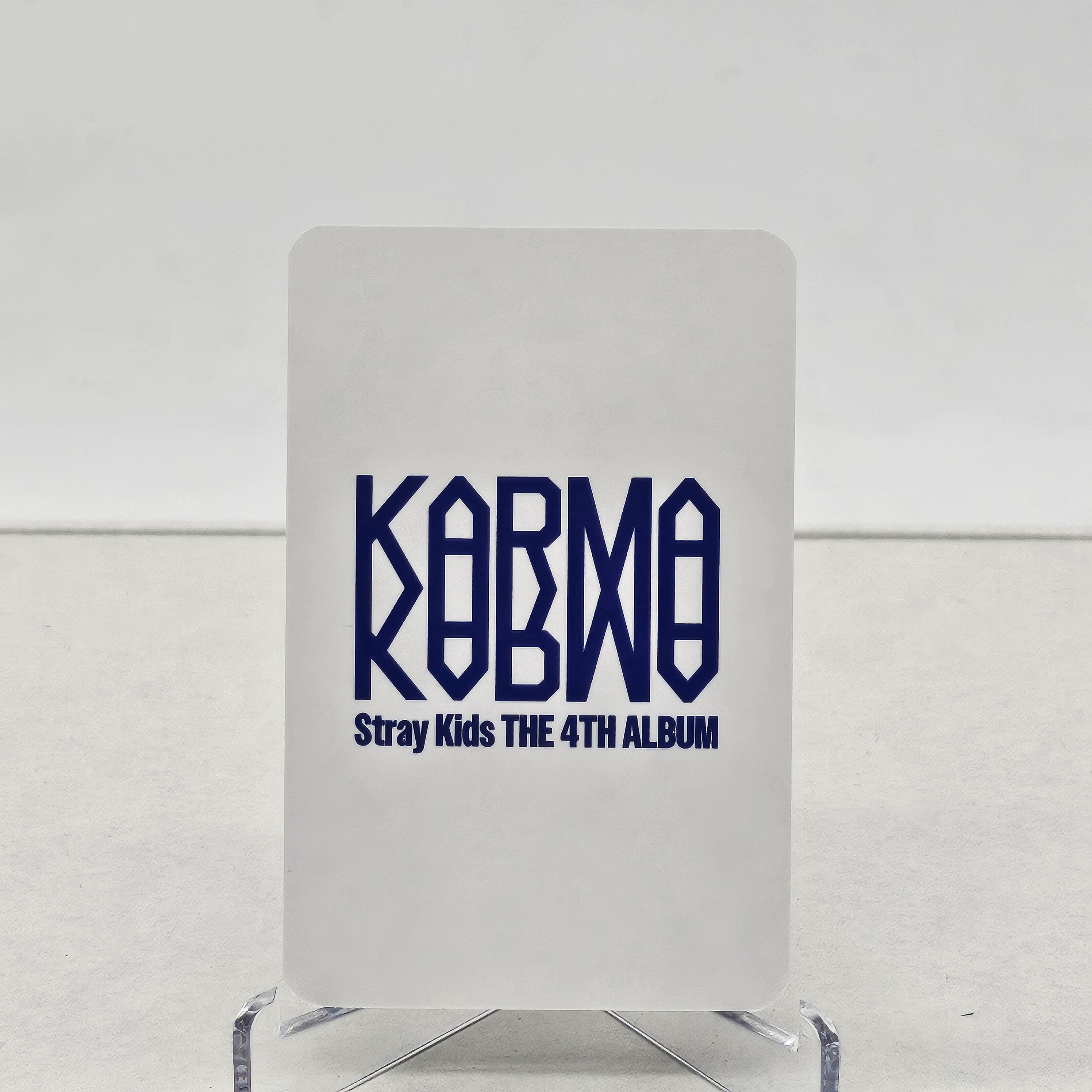 STRAY KIDS - KARMA - BLUEDREAMMEDIA POB PHOTOCARD