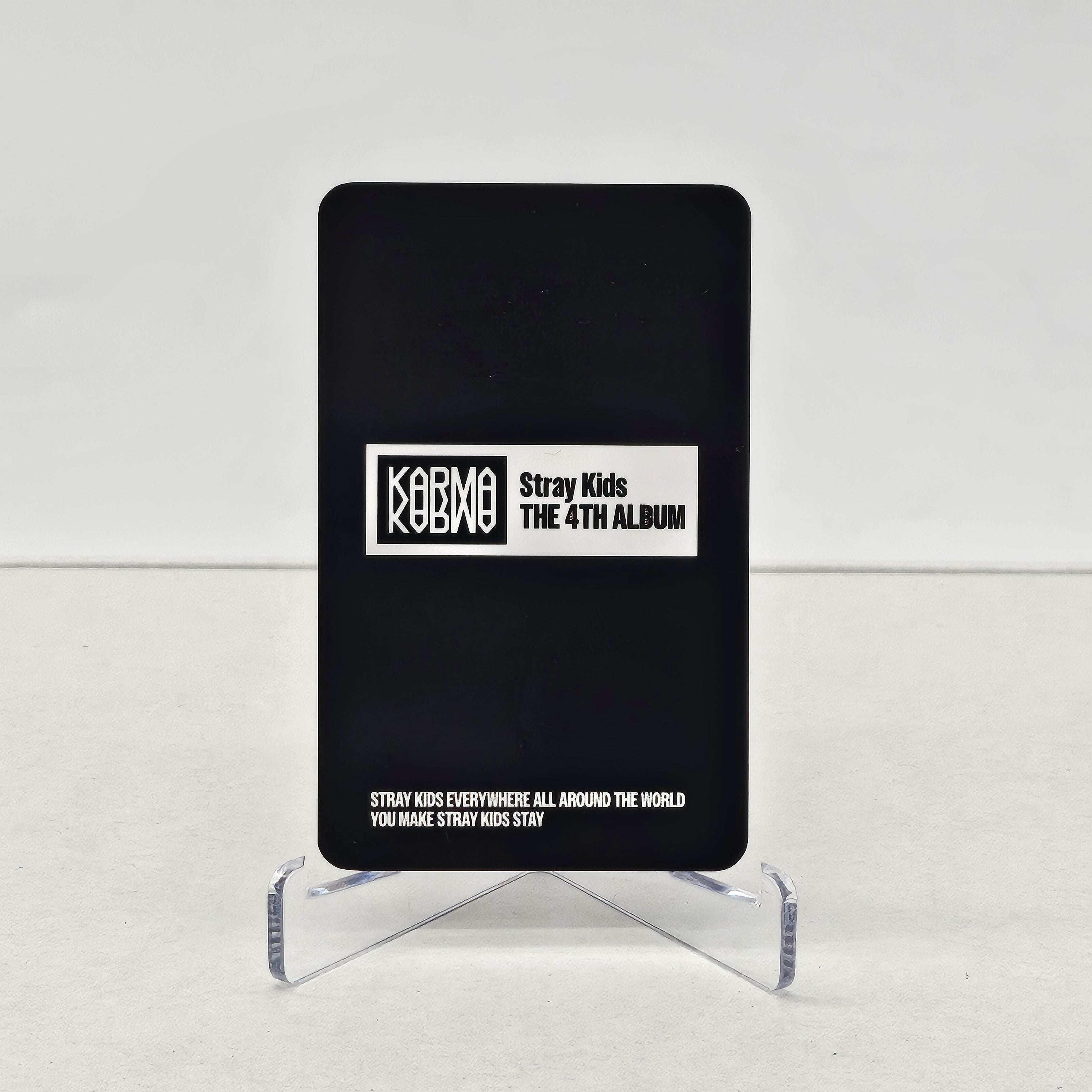 STRAY KIDS - KARMA - JYP SHOP POB PHOTOCARD