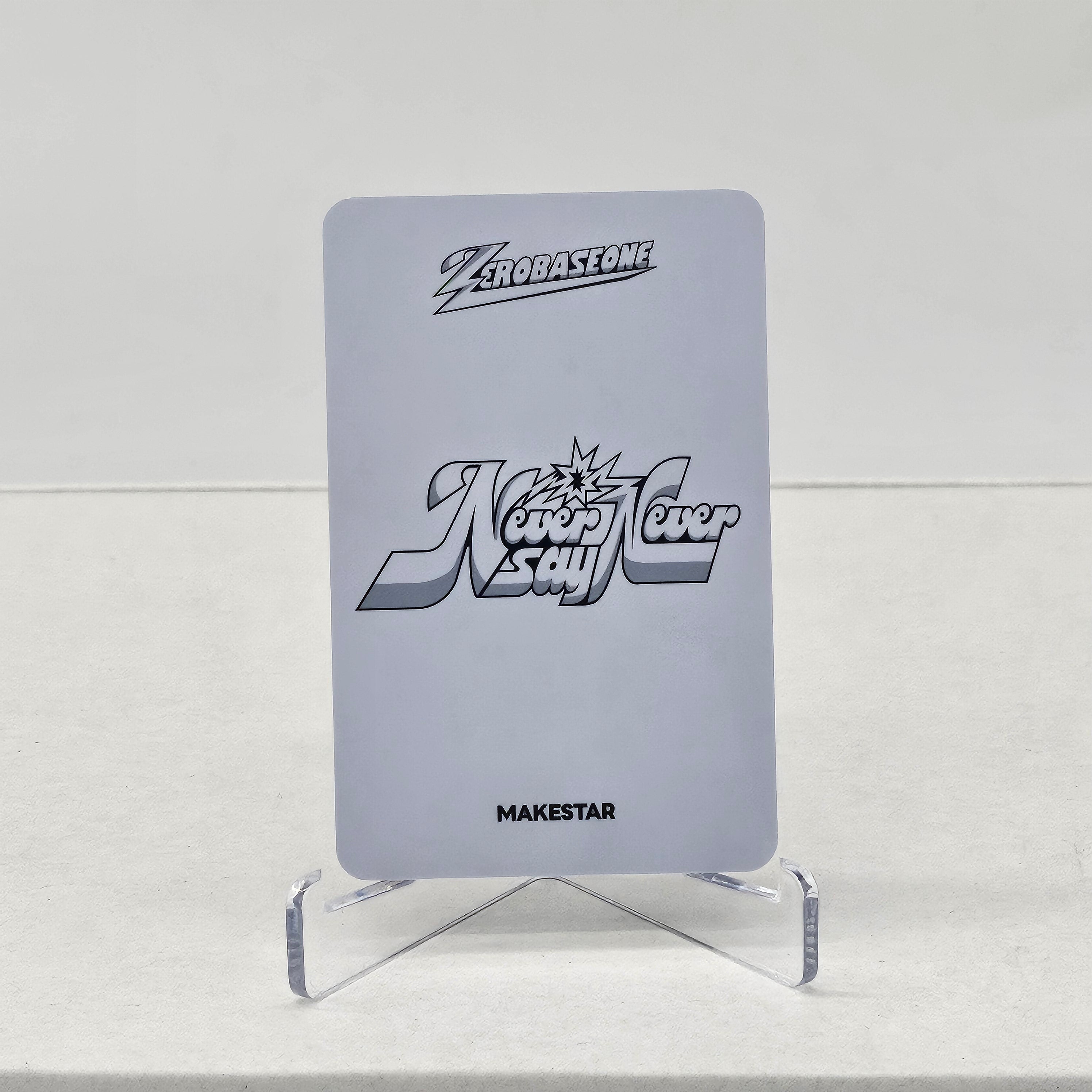 ZEROBASEONE - NEVER SAY NEVER (DIGIPACK VER.) - MAKESTAR POB PHOTOCARD