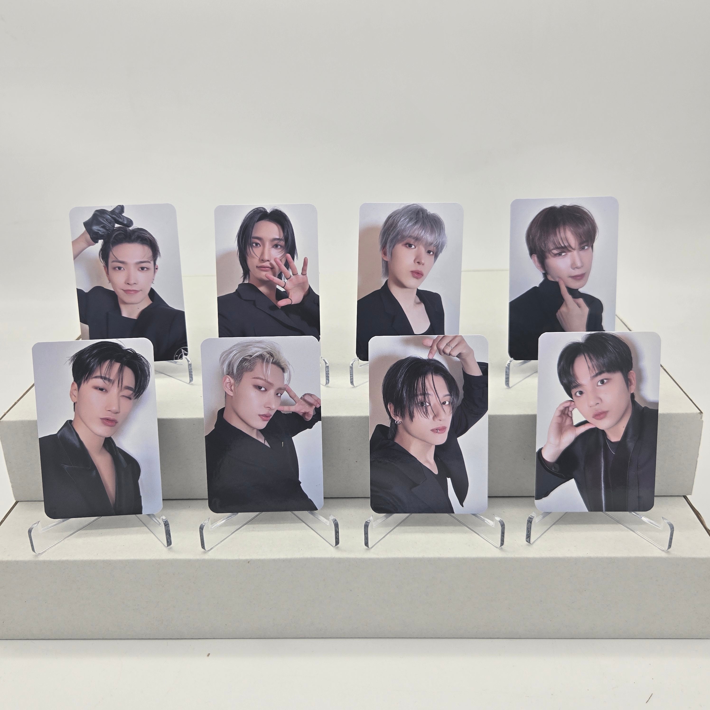 ATEEZ - GOLDEN HOUR : PART.2 - fanplee PHOTOCARD (BLACK BACKSIDE)