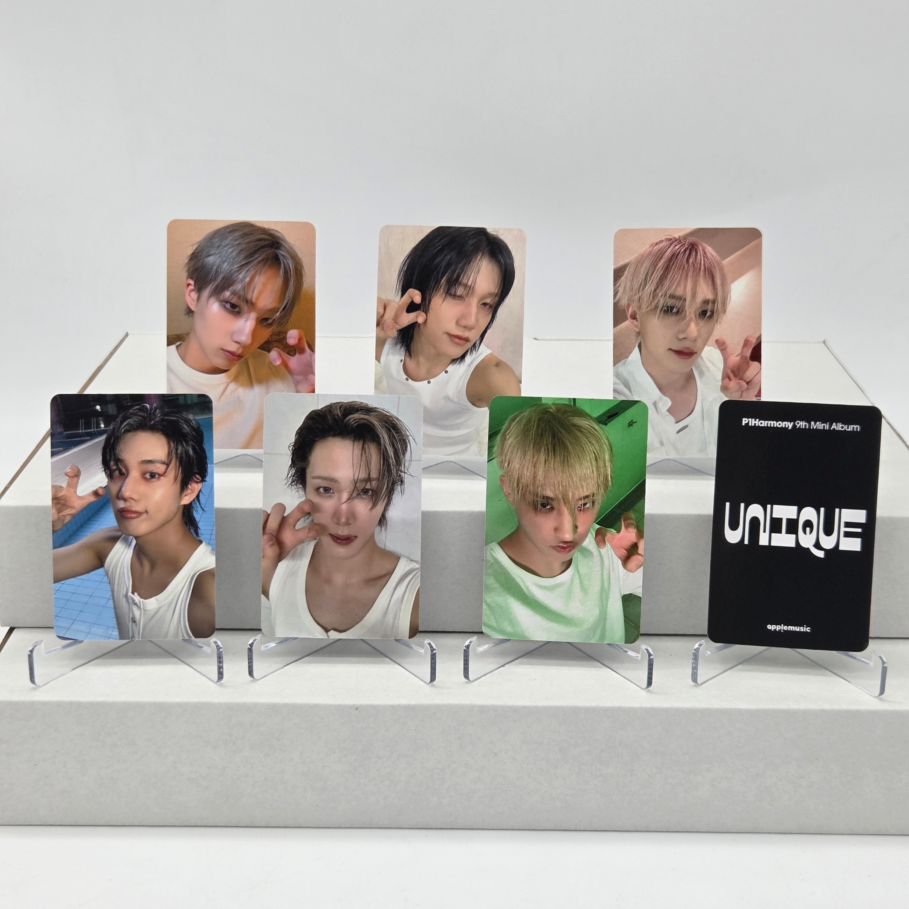 P1HARMONY - UNIQUE - APPLEMUSIC POB PHOTOCARD