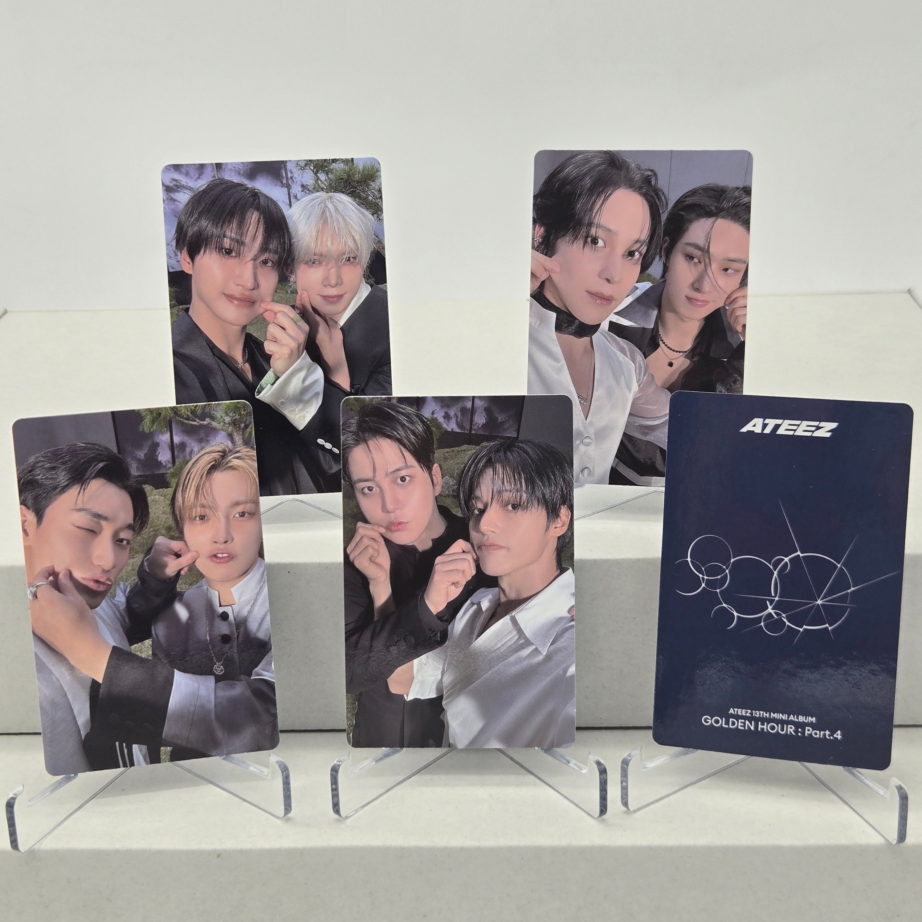 ATEEZ - GOLDEN HOUR : PART.4 - TOKTOQ POB PHOTOCARD (CHEEK PINCH UNIT VER.)