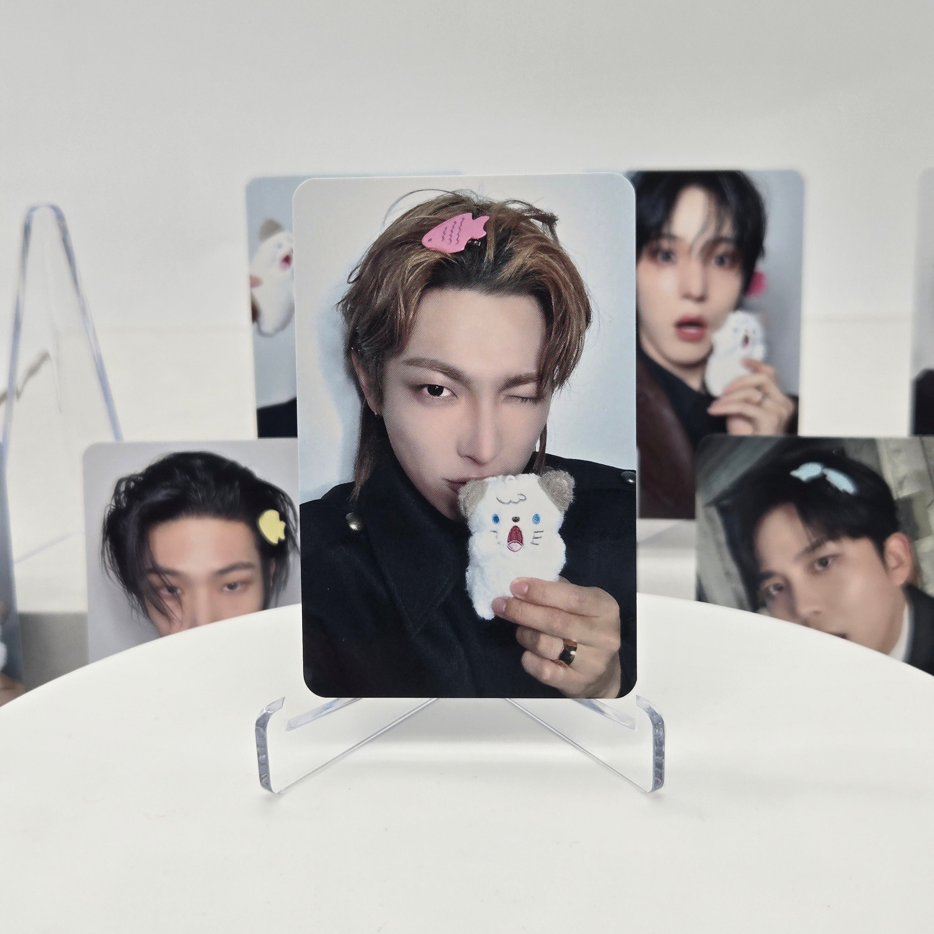 ATEEZ - GOLDEN HOUR : PART.4 - MAKESTAR POB PHOTOCARD (MEOW VER.)