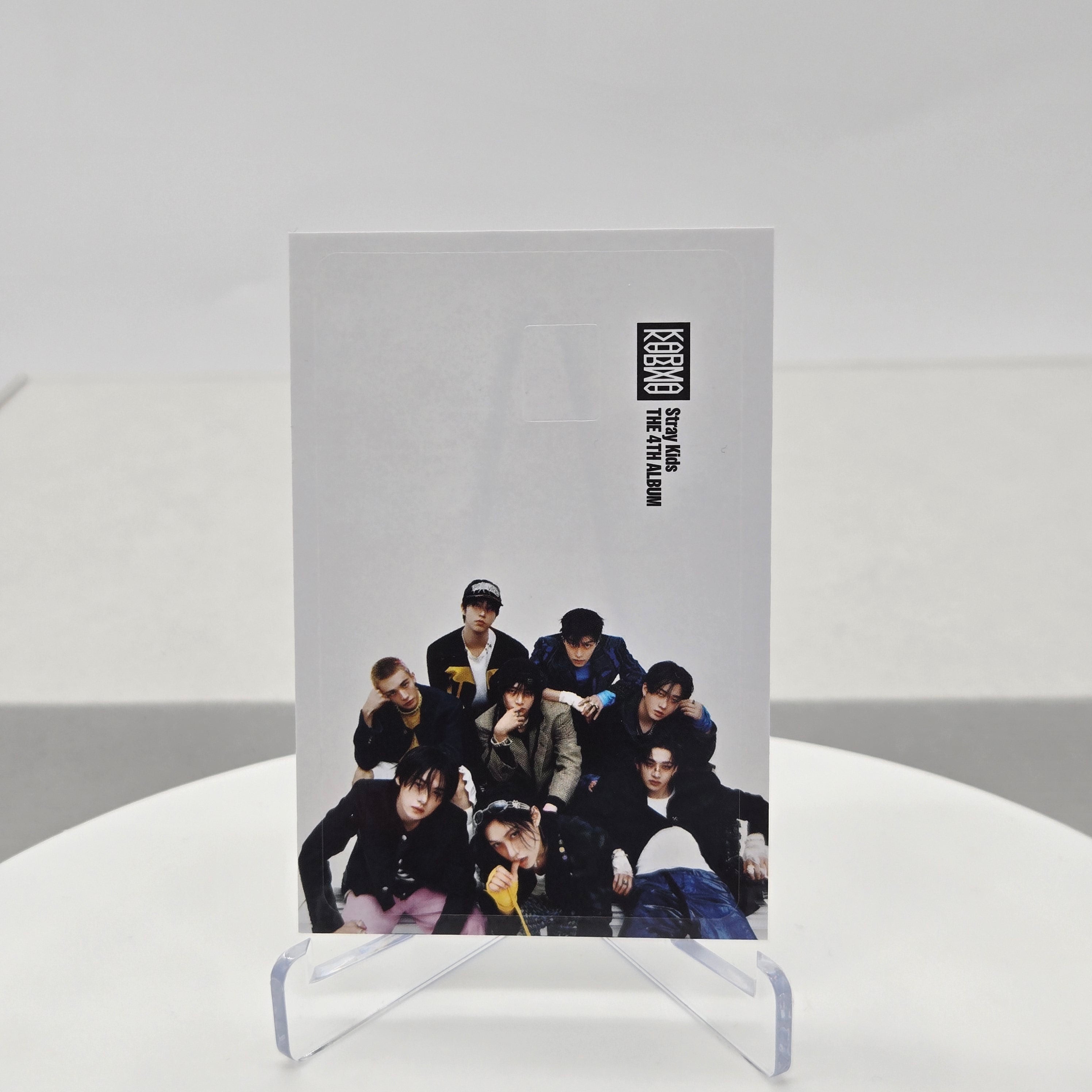STRAY KIDS - KARMA - GROUP PHOTOCARD COVER STICKER