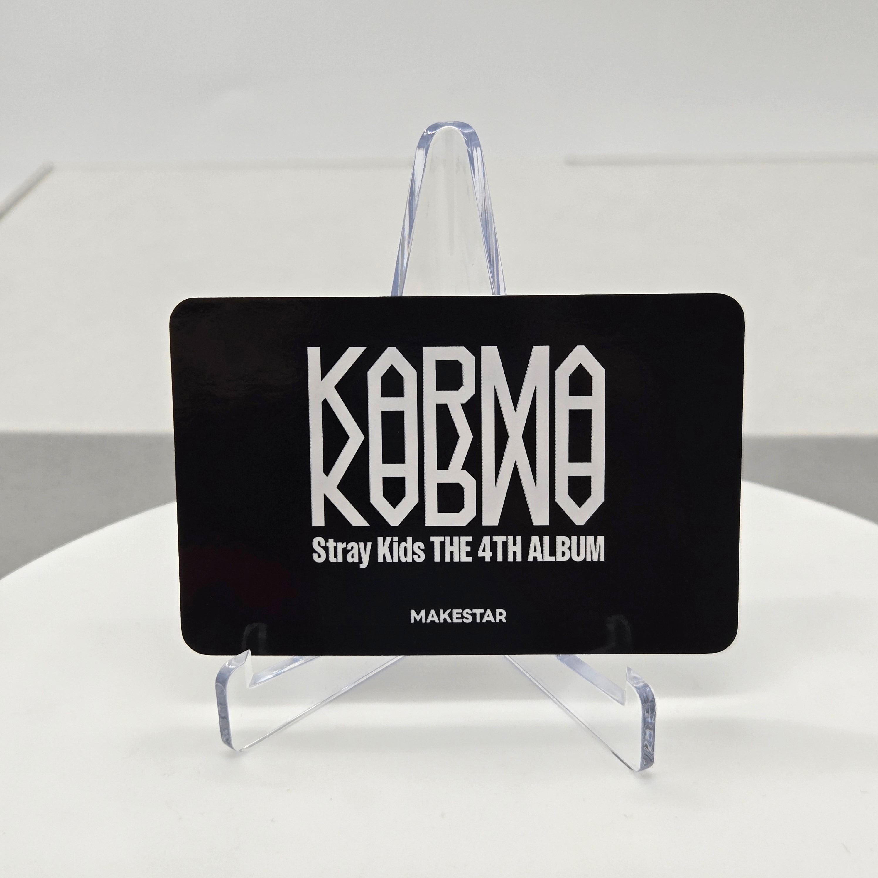 STRAY KIDS - KARMA - MAKESTAR POB GROUP PHOTOCARD