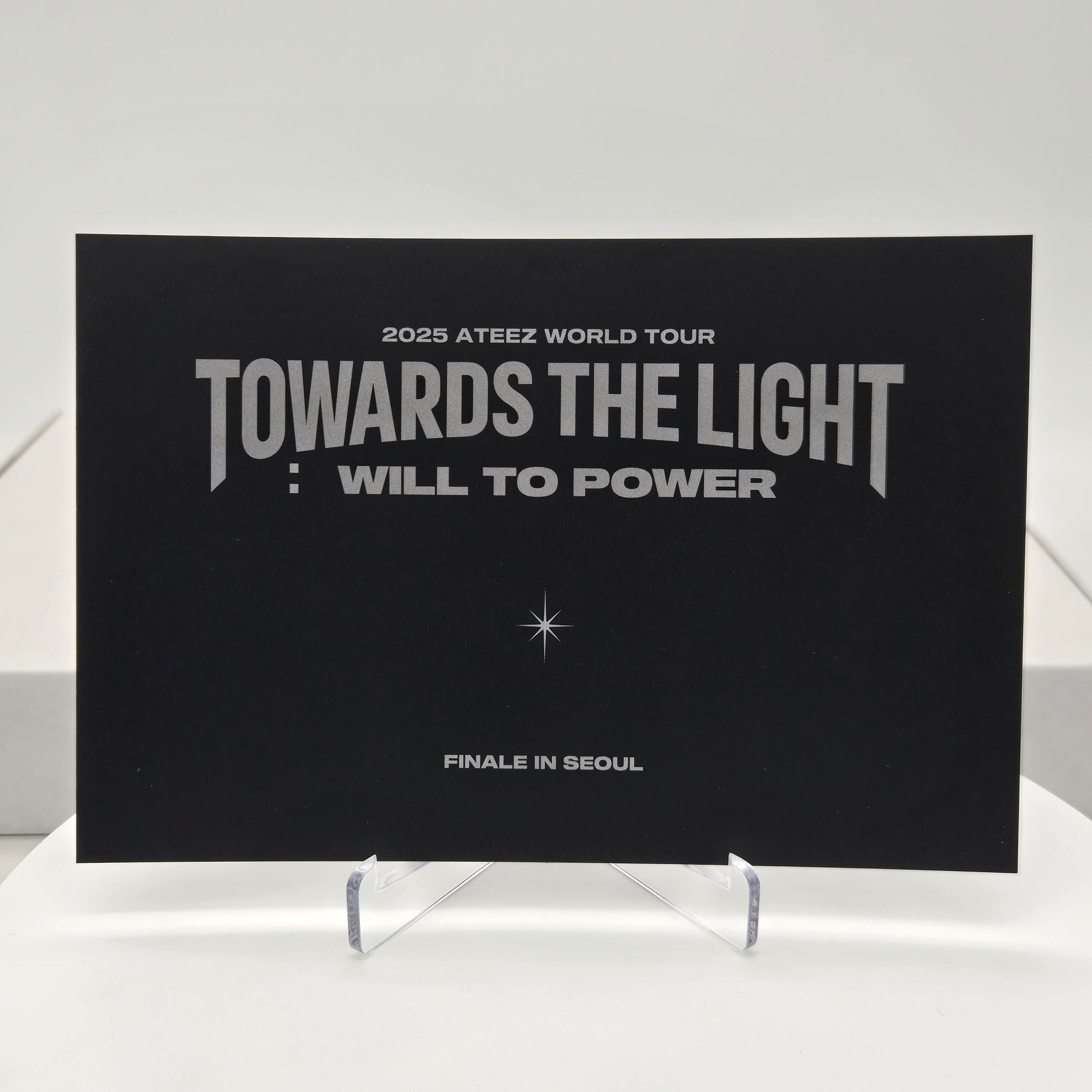 ATEEZ - 2025 ATEEZ WORLD TOUR [TOWARDS THE LIGHT : WILL TO POWER] - POB POSTCARD