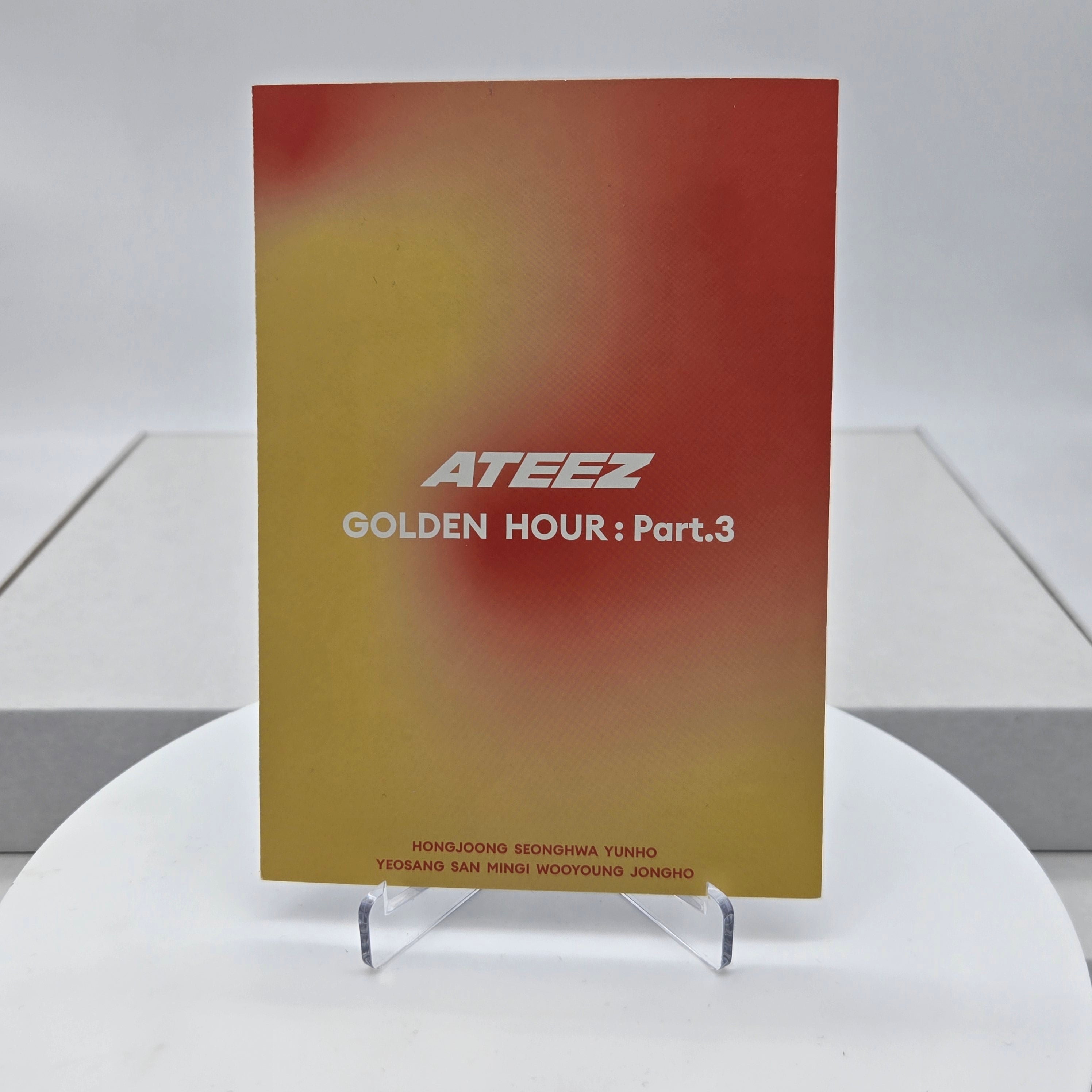 ATEEZ - GOLDEN HOUR : PART.3 - POB GROUP POSTCARD