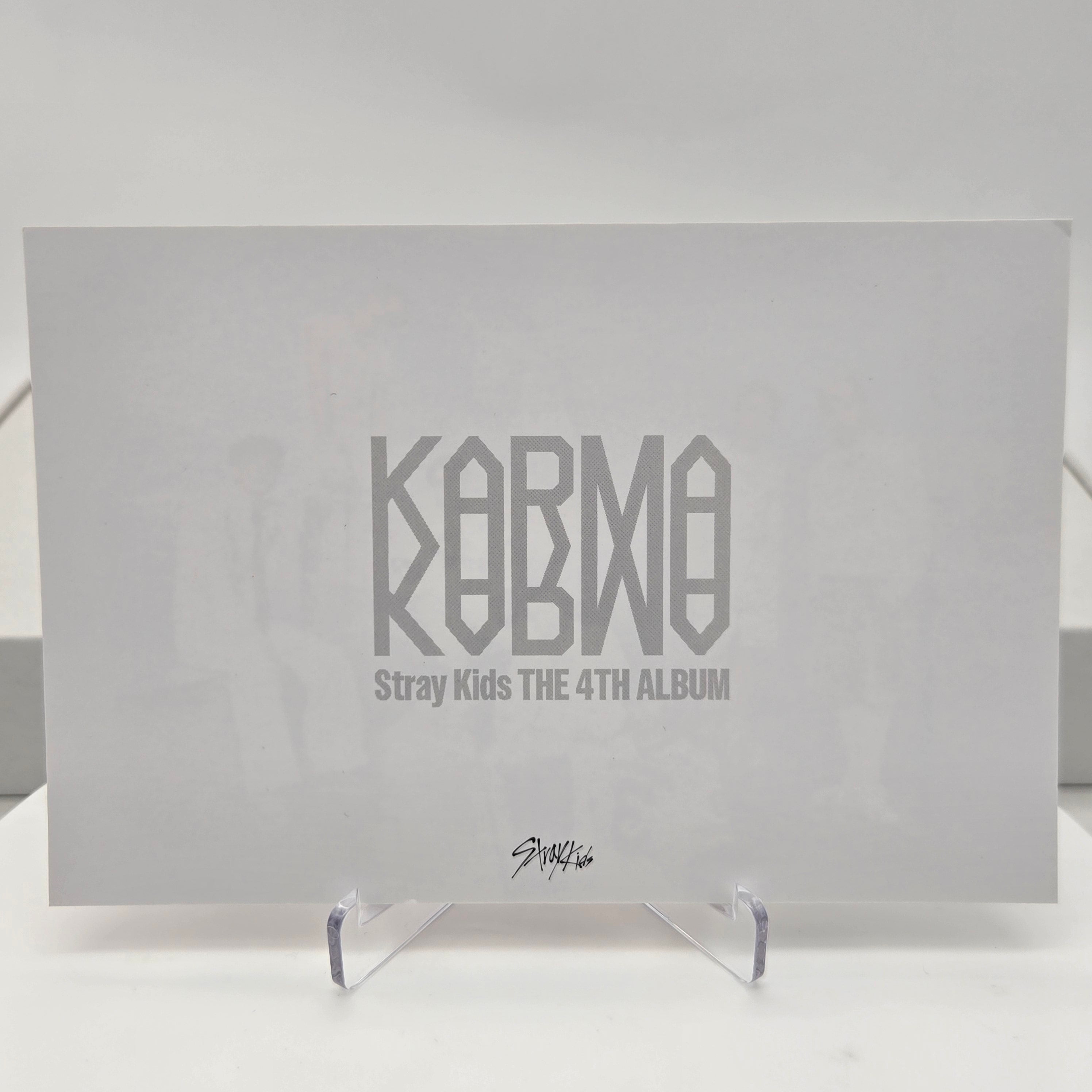 STRAY KIDS - KARMA - POB GROUP POSTCARD (VER. B)
