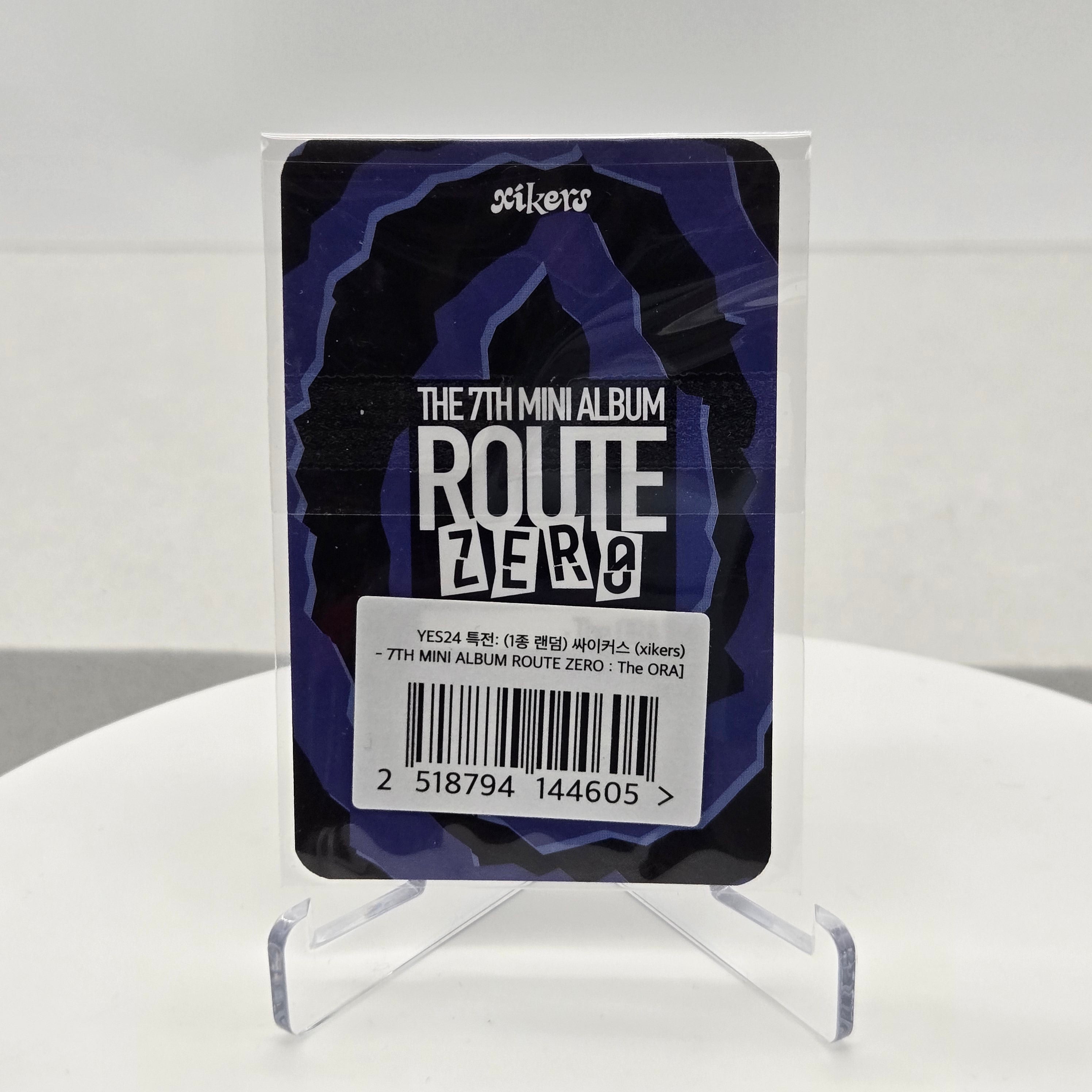 XIKERS - 7TH MINI ALBUM [ROUTE ZERO : The ORA] - YES24 POB JINSIK PHOTOCARD