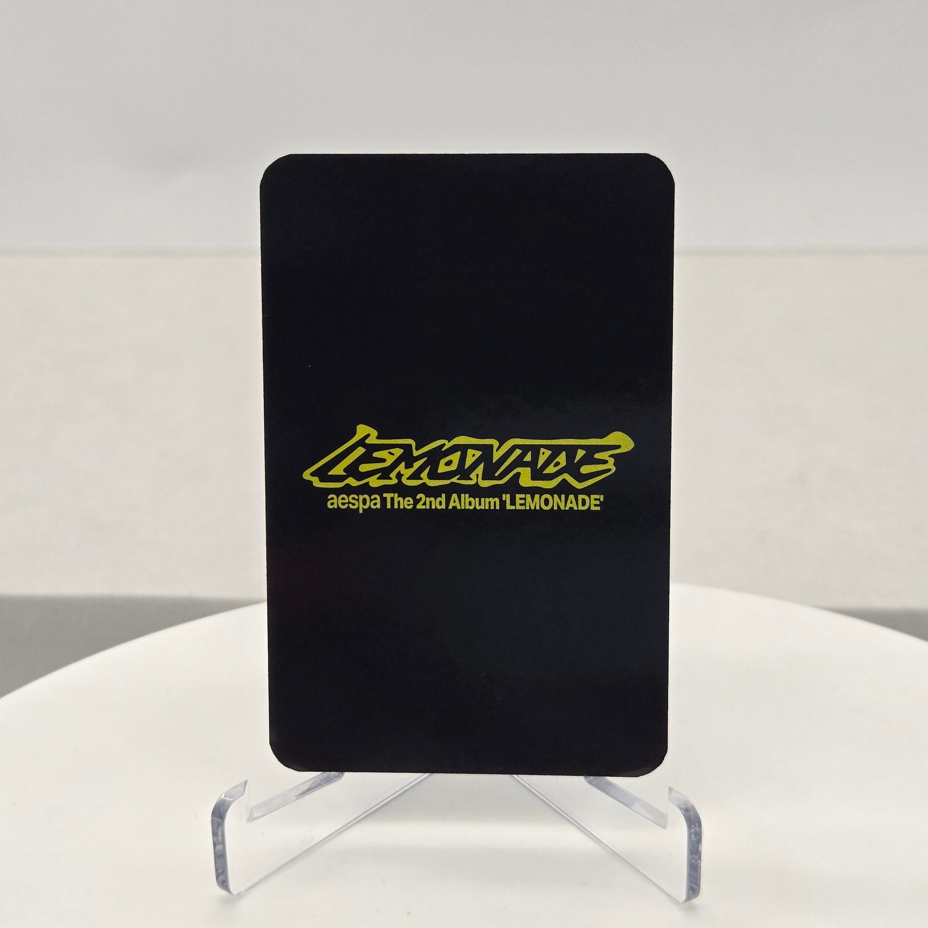 AESPA - The 2nd Album [LEMONADE] - YES24 POB GISELLE PHOTOCARD
