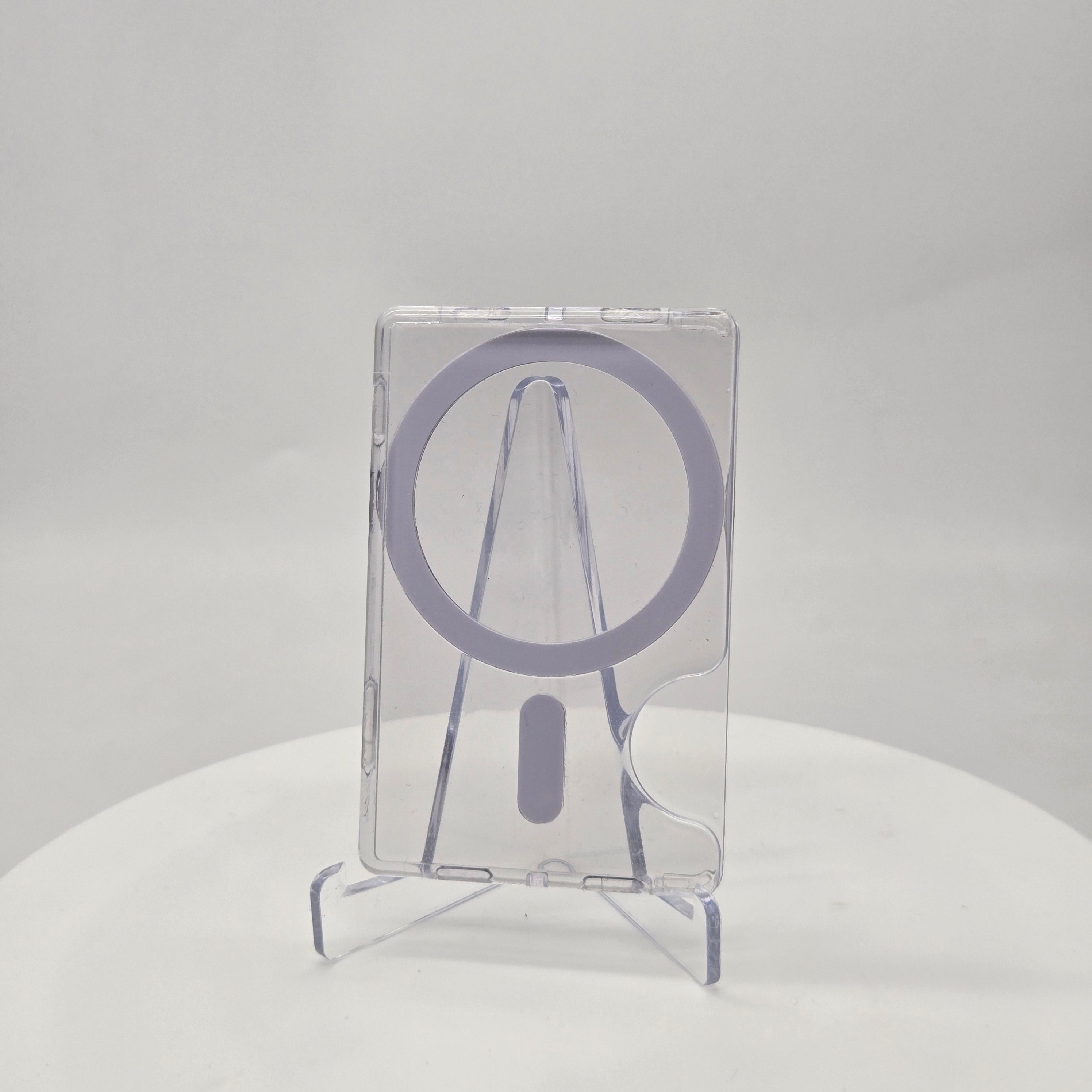 CLEAR MAGNETIC CARD HOLDER
