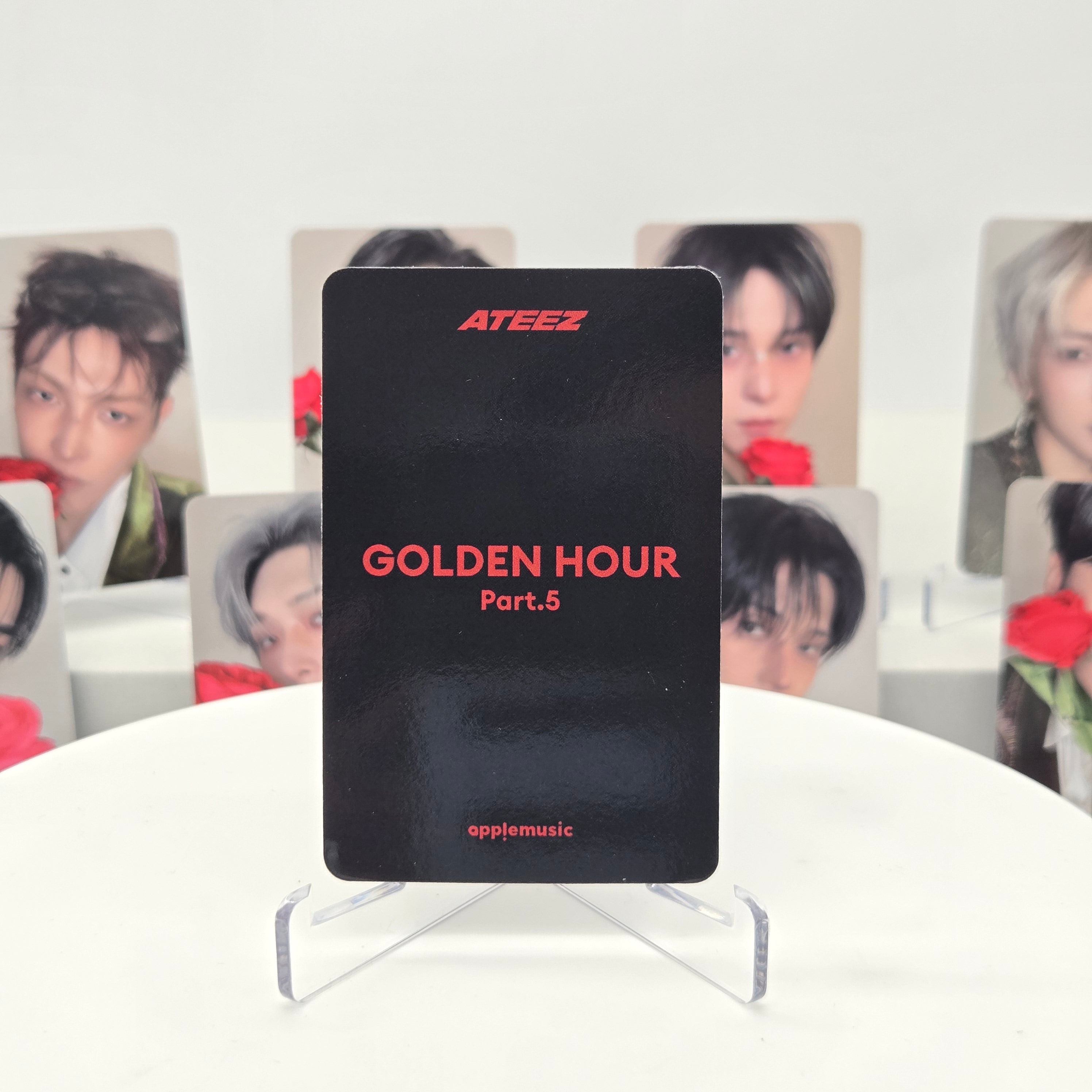 ATEEZ - GOLDEN HOUR : PART.5 - APPLEMUSIC POB PHOTOCARD (DIGIPACK