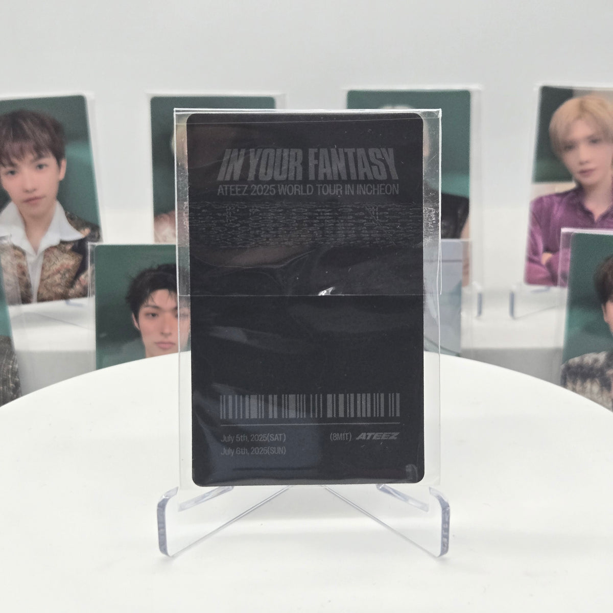 ATEEZ - 2025 WORLD TOUR [IN YOUR FANTASY] INCHEON DVD - POB PHOTOCARD