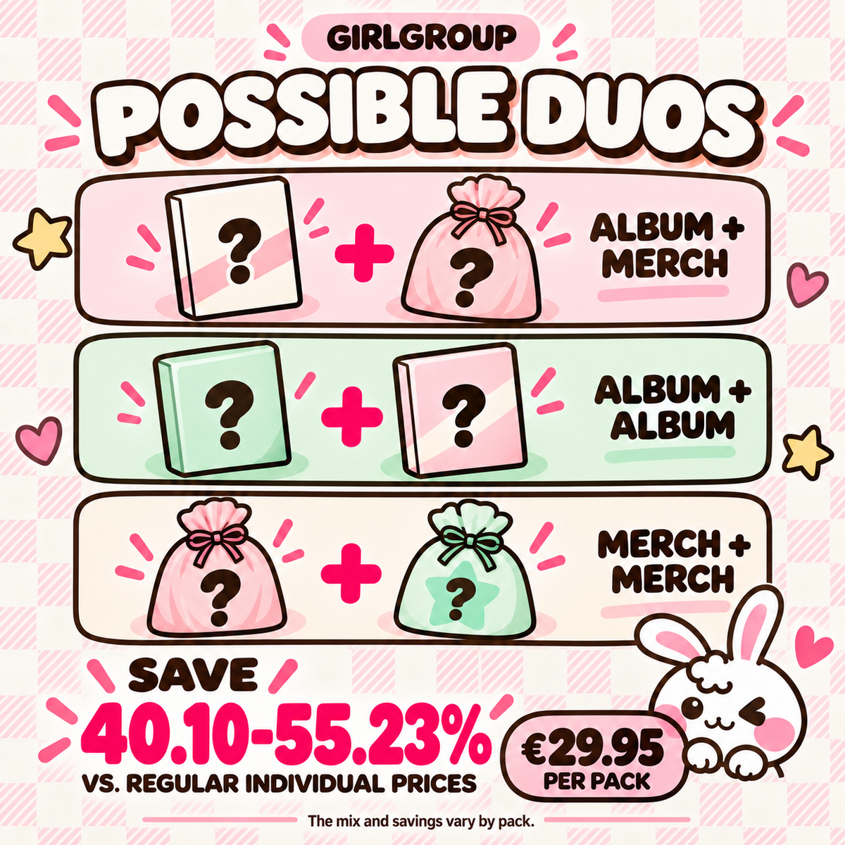 K-POP Mystery Duo Pack (Girlgroup)⭐