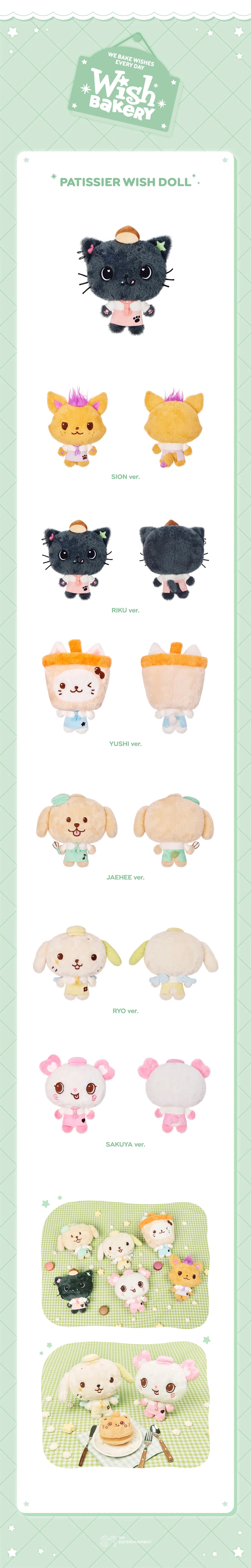 [PRE-ORDER] NCT WISH -  PATISSIER WISH DOLL [WISH BAKERY] POP-UP MD