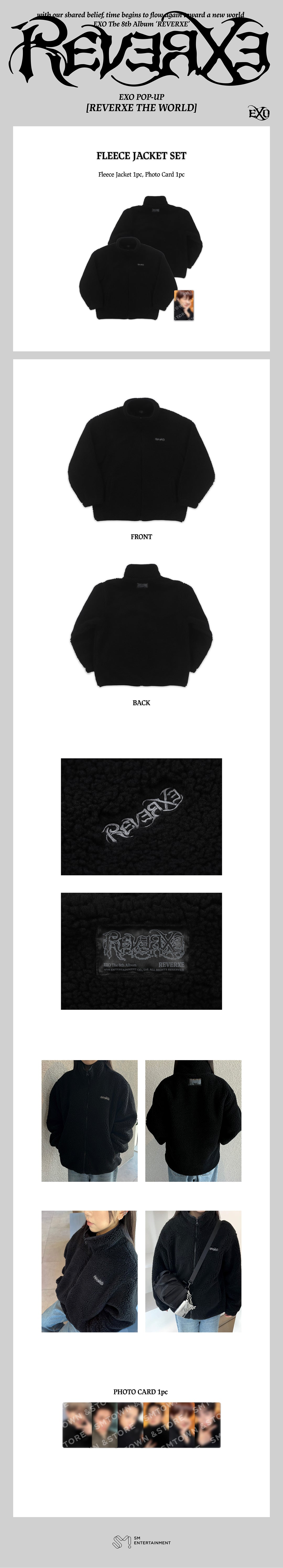 [PRE-ORDER] EXO - FLEECE JACKET [REVERXE THE WORLD] MD