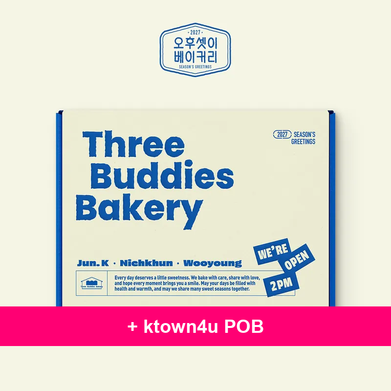 2PM - 2027 Season's Greetings [Three Buddies Bakery] + ktown4u POB (22-6C14-202) - image 1 - POB cover
