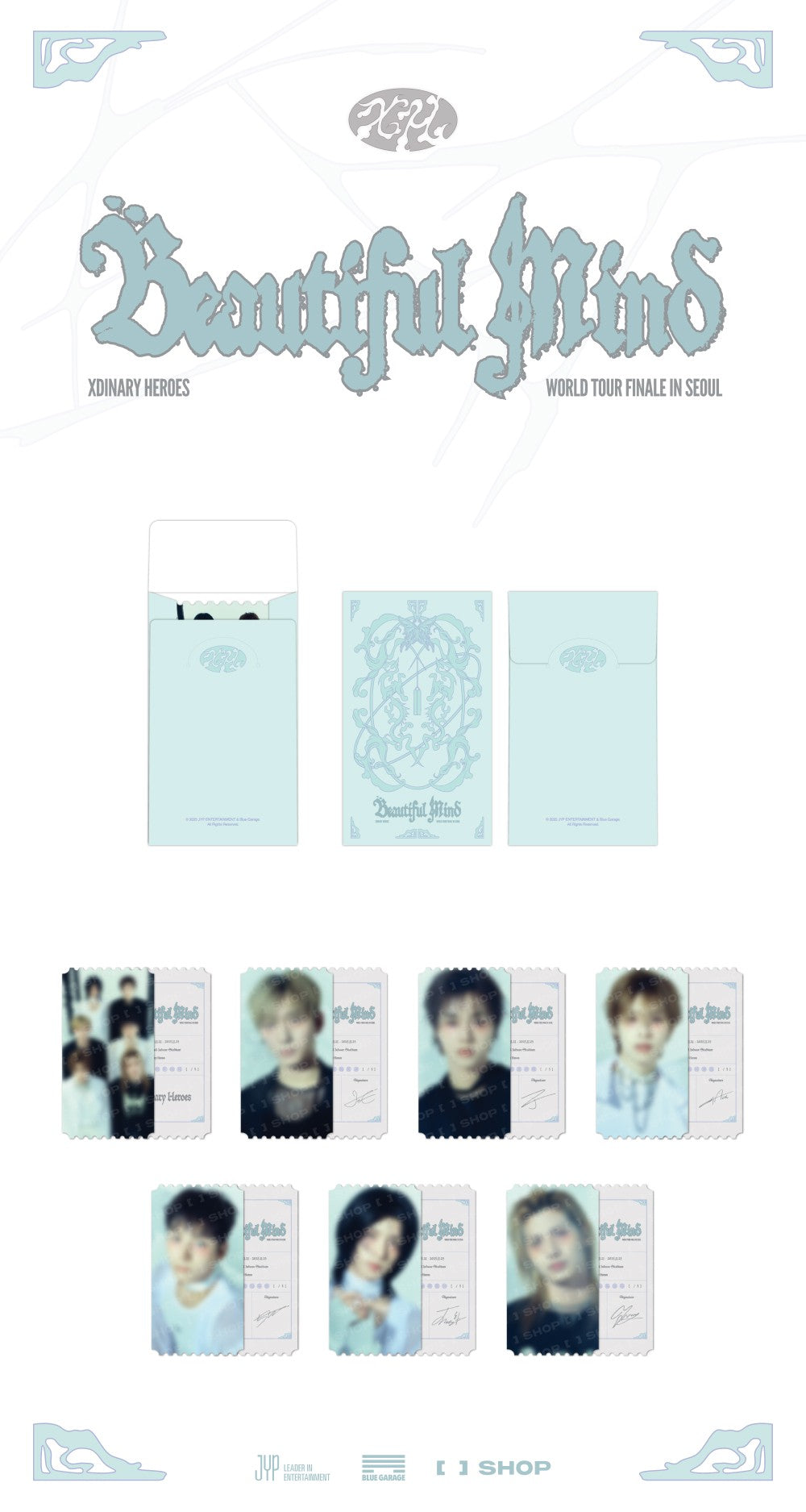 [PRE-ORDER] Xdinary Heroes - PHOTO TICKET SET [Beautiful Mind] World Tour FINALE in SEOUL Merch