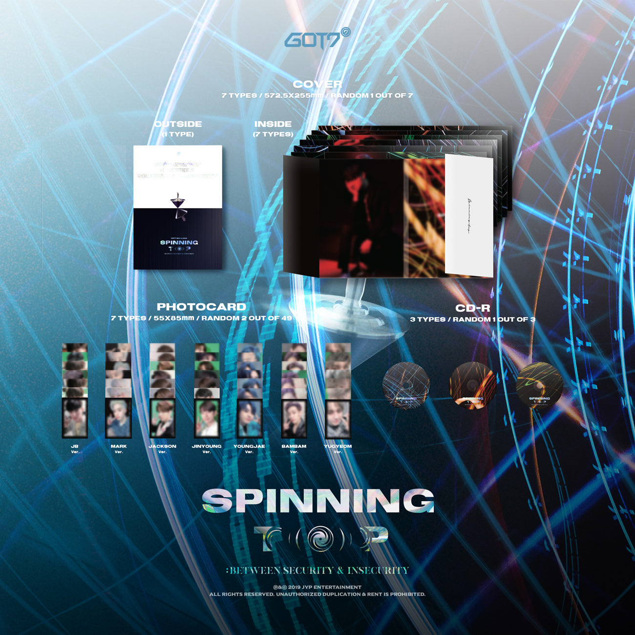 GOT7 - SPINNING TOP (MINI ALBUM)